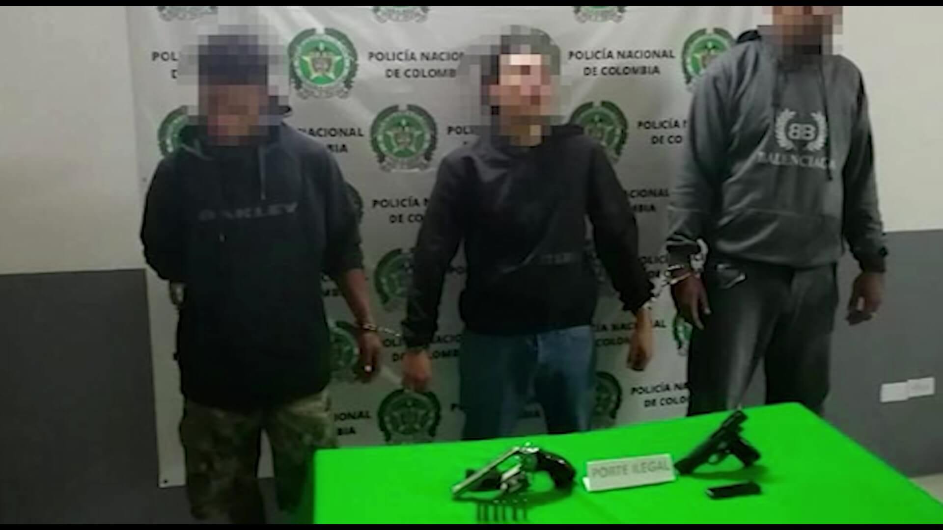 13 armas decomisadas y nueve capturados en varios operativos