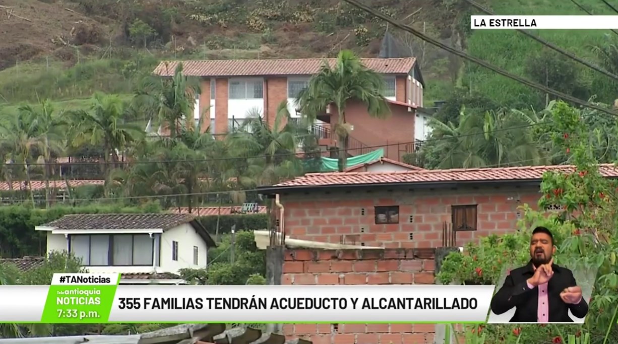 355 familias tendrán acueducto y alcantarillado en La Estrella