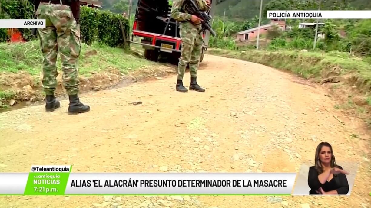 Alias ‘El Alacrán’ presunto determinador de la masacre