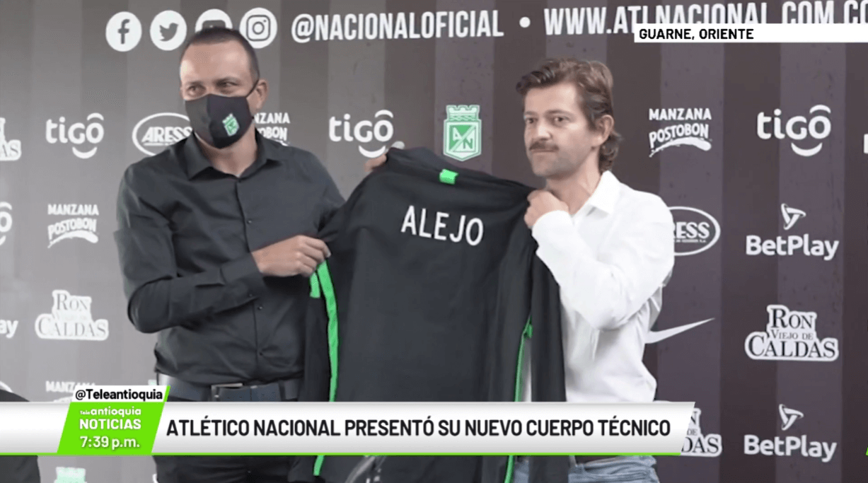 Atlético Nacional presentó su nuevo cuerpo técnico
