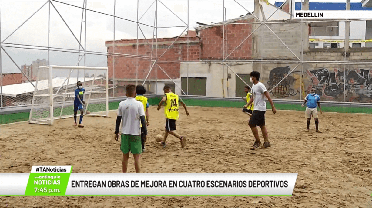 Entregan obras de mejora en cuatro escenarios deportivos