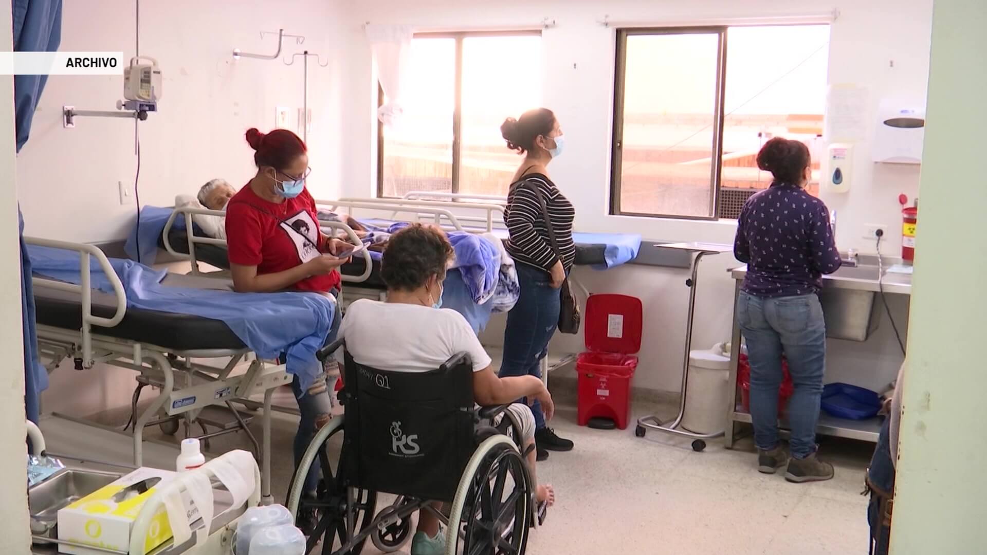 Nueve hospitales están en alerta roja