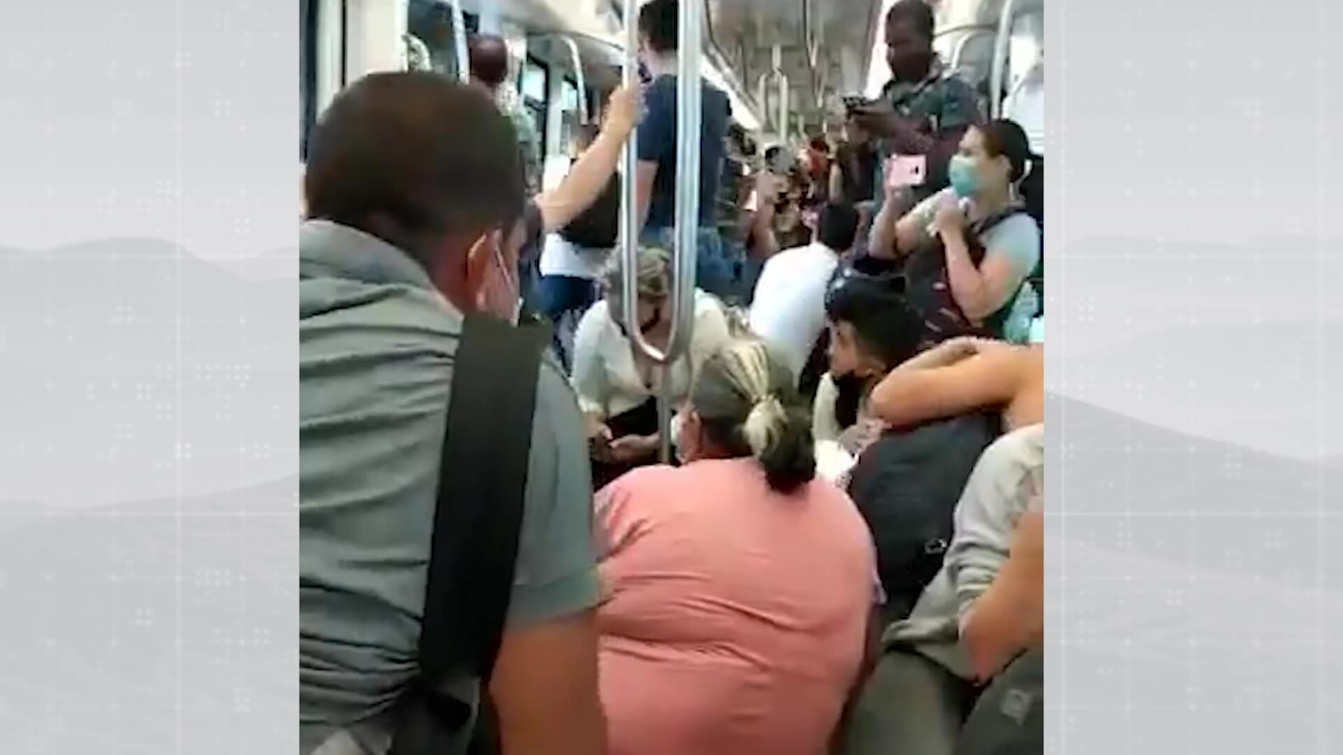 Pánico en el Metro de Medellín por disturbios