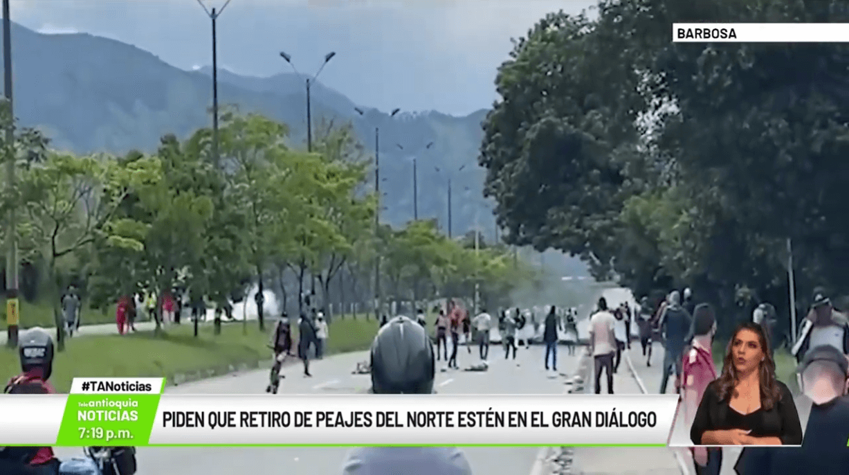 Piden que retiro de peajes del norte esté en el Gran Diálogo