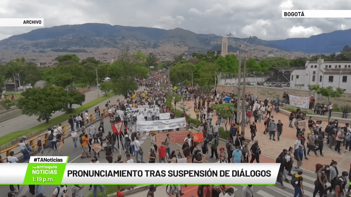 Pronunciamiento tras suspensión de diálogos