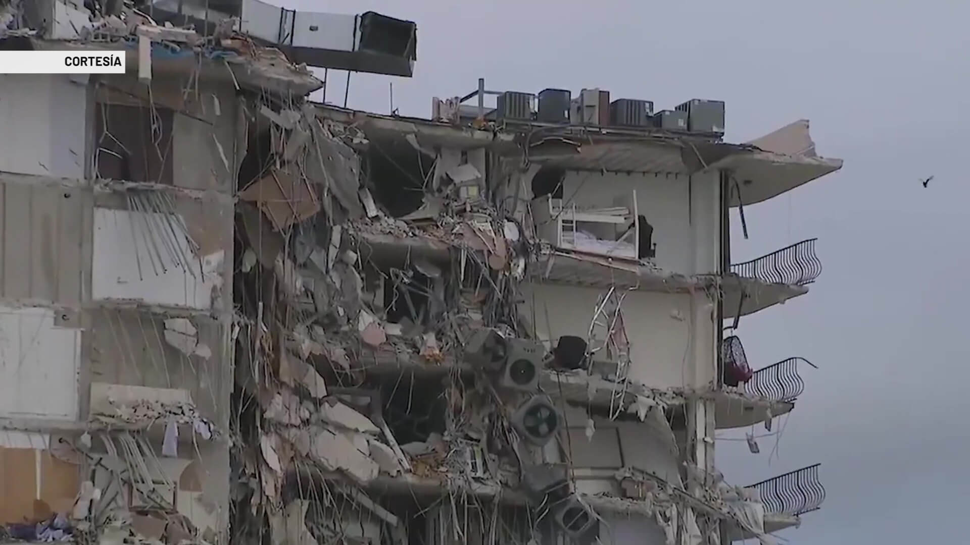 Seis colombianos vivían en edificio colapsado de Miami