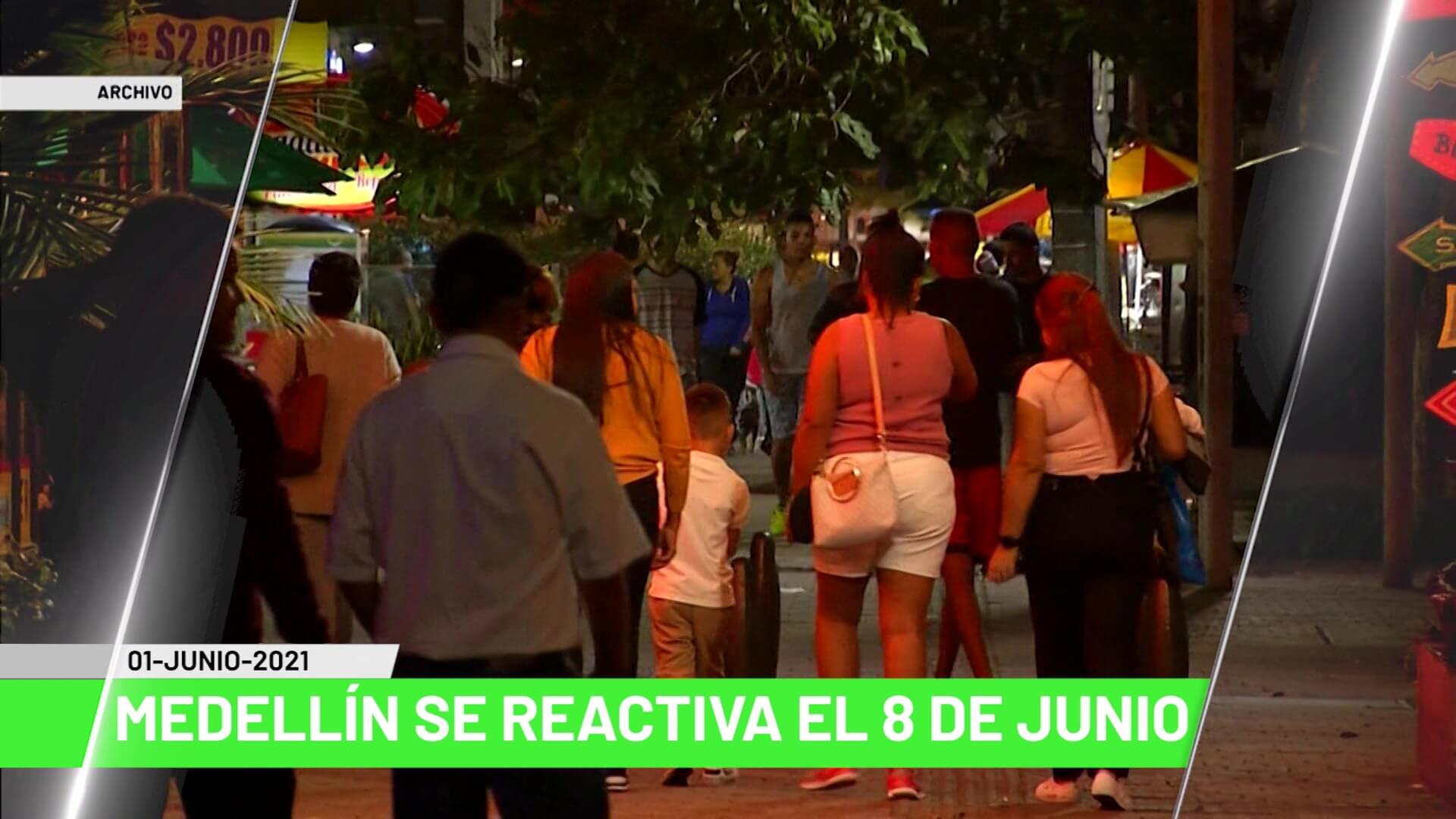 Titulares de Teleantioquia Noticias – martes 1° de junio de 2021