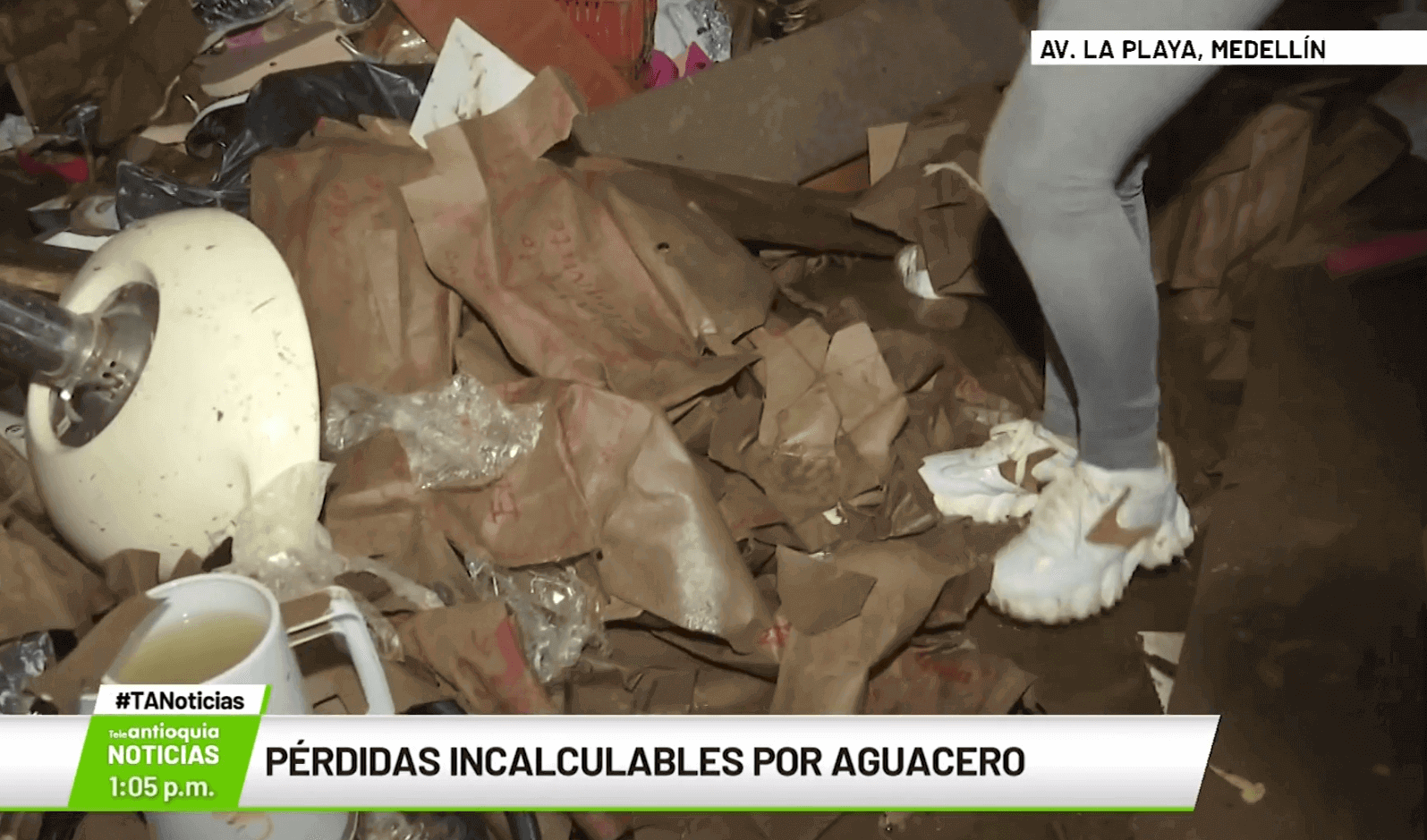 Comercio resultó afectado por las lluvias