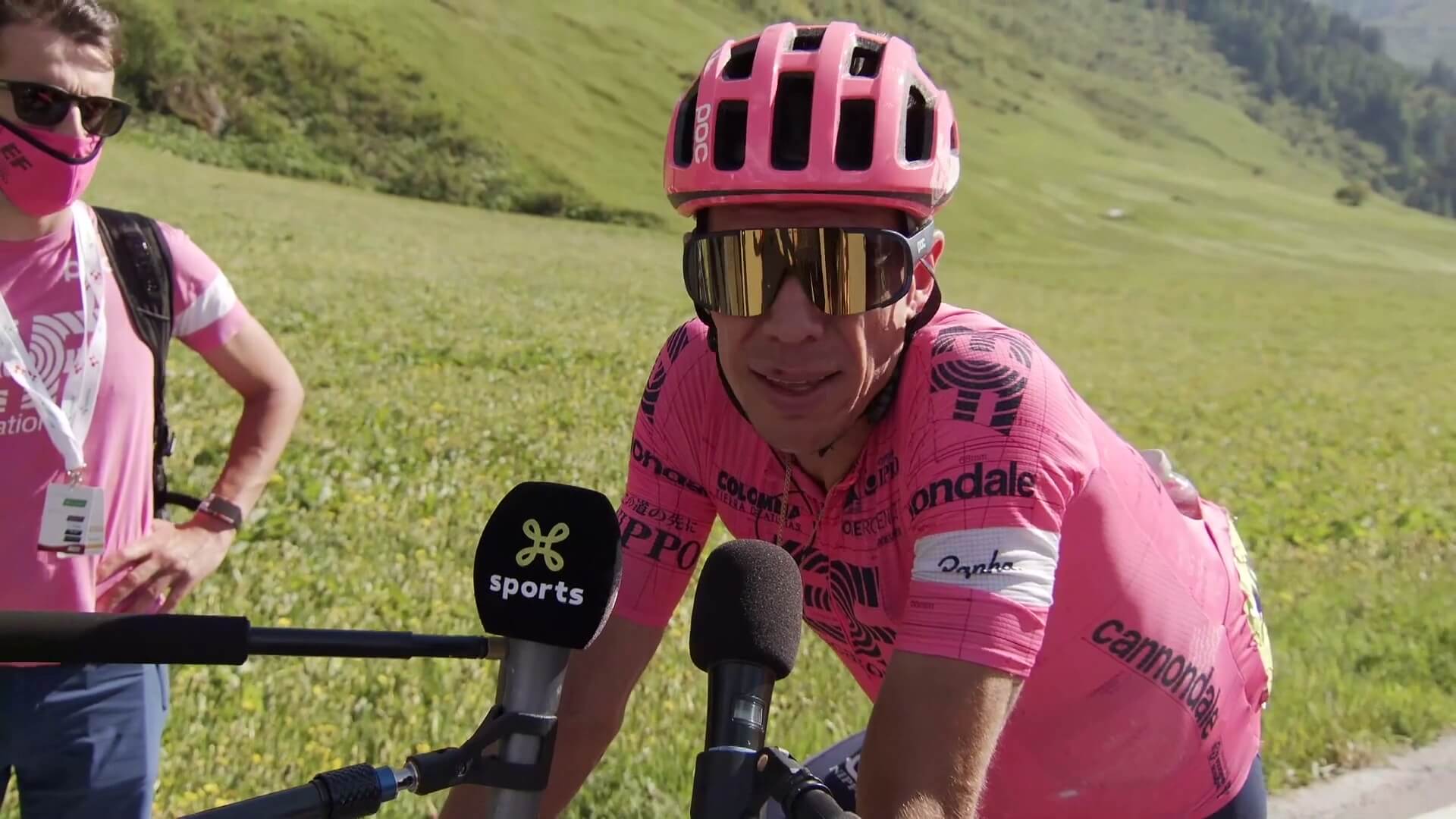 Rigoberto Urán festejó en la contrarreloj del Tour de Suiza