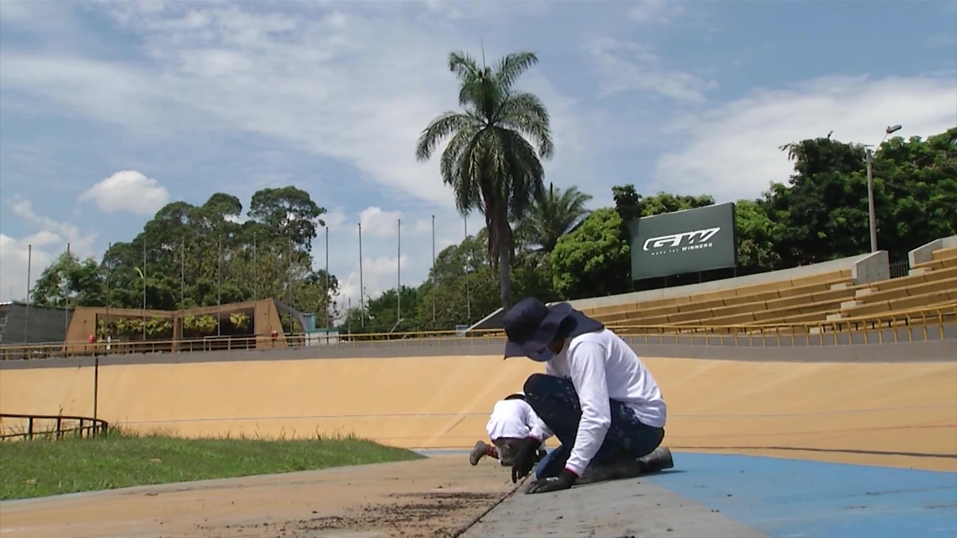 Empezaron obras de reparación del Velódromo