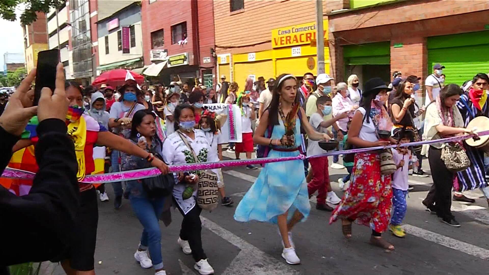 Manifestación pacífica recorrió las calles del Centro