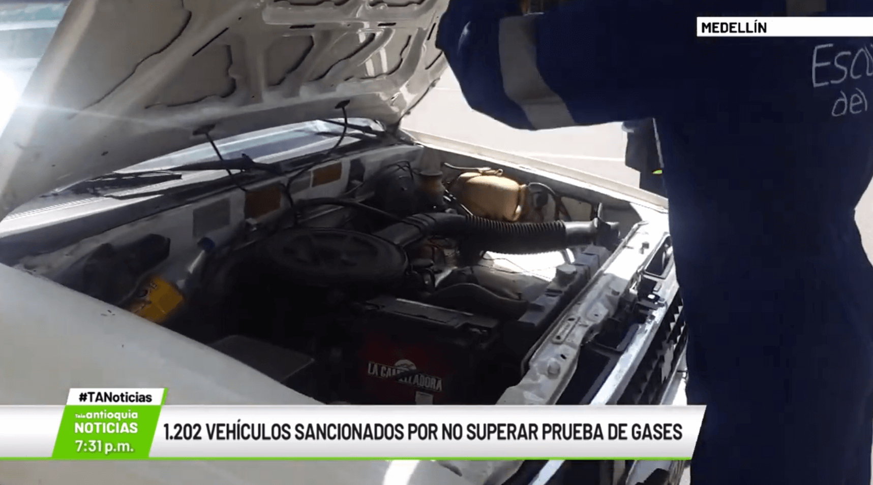 1.202 vehículos sancionados por no superar prueba de gases