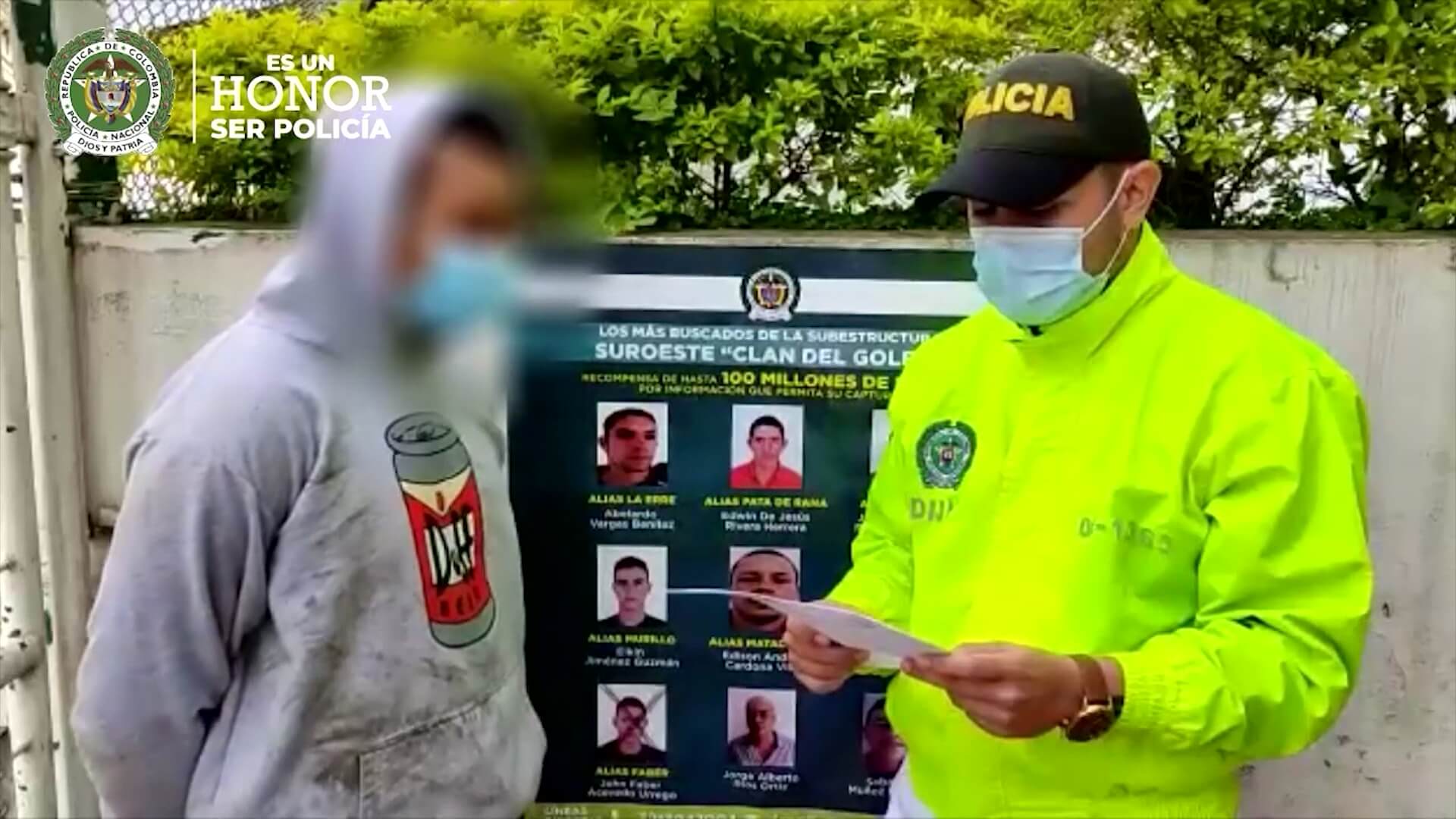 Capturado presunto integrante del Clan del Golfo