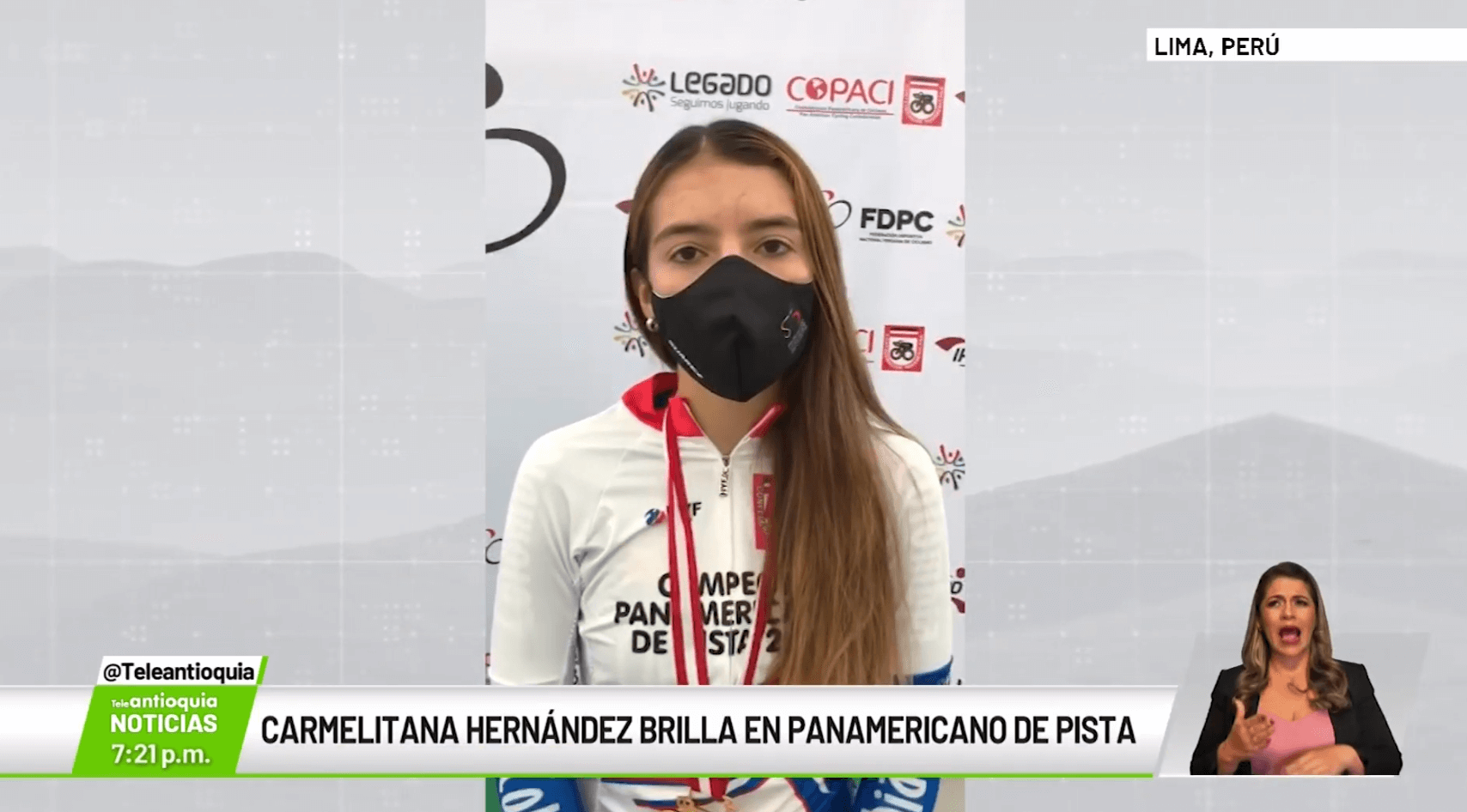 Carmelita Hernández brilla en panamericano de pista