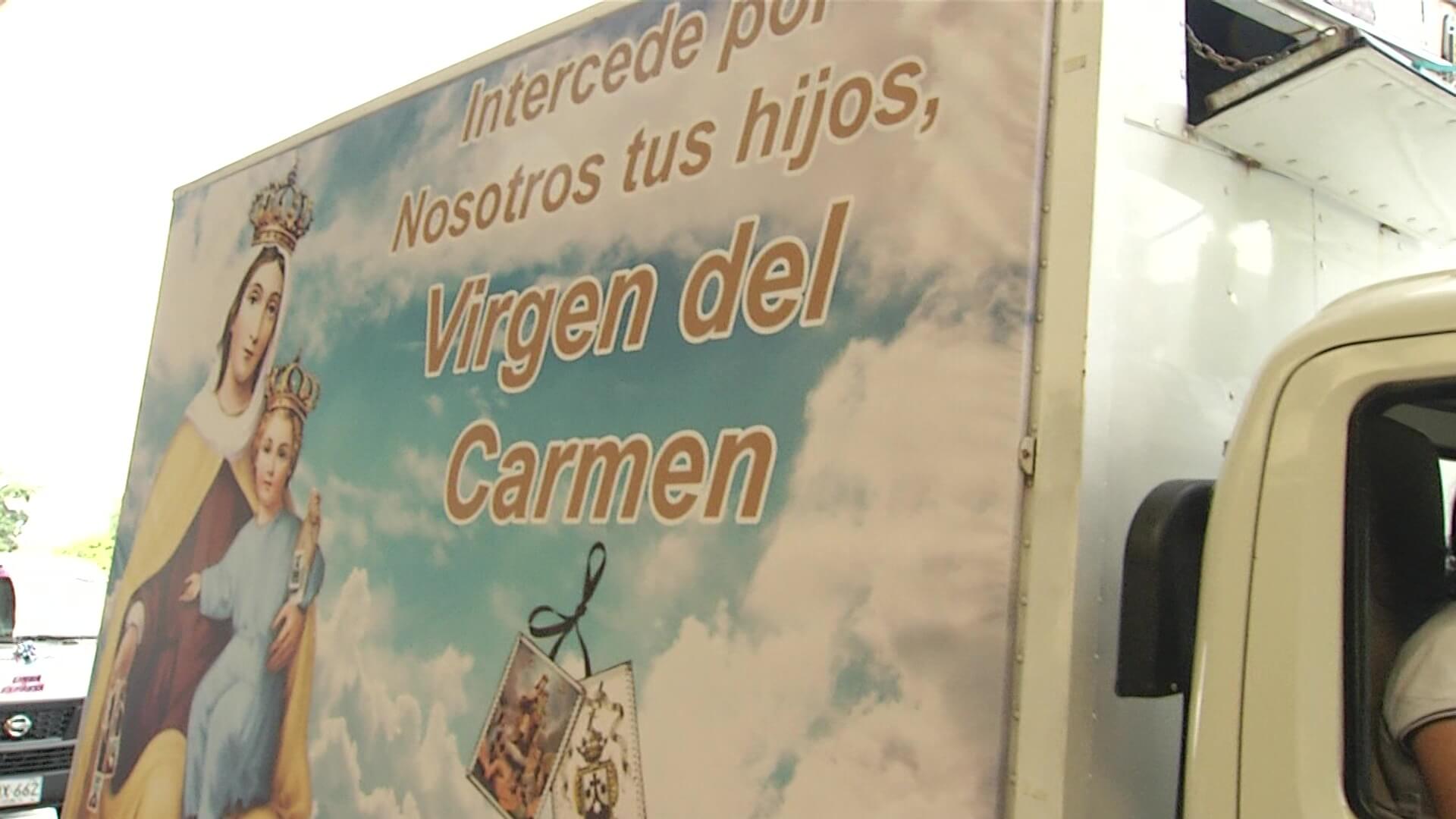 Conductores celebran Día de la Virgen del Carmen