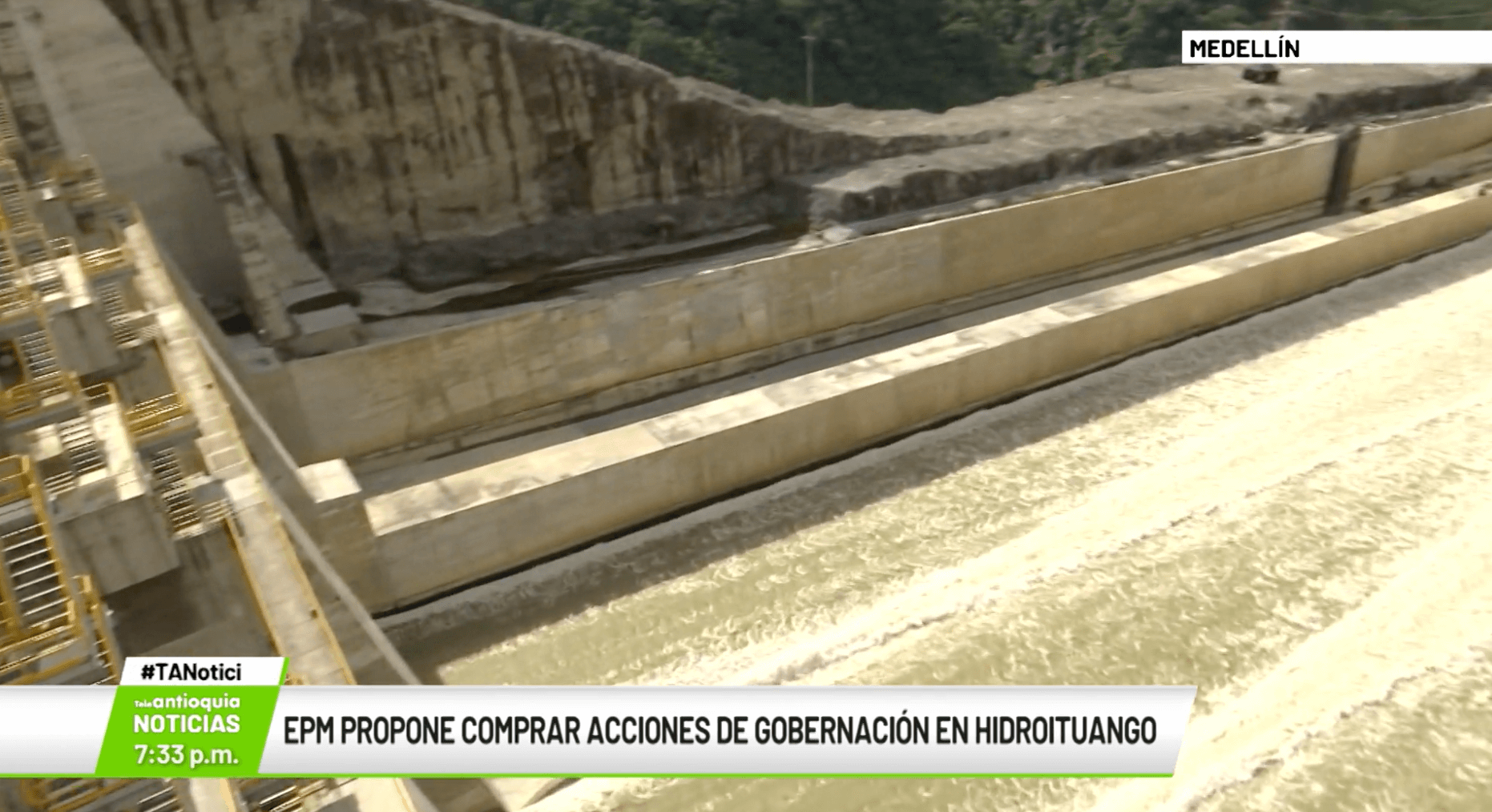 EPM propone comprar acciones de Gobernación en Hidroituango