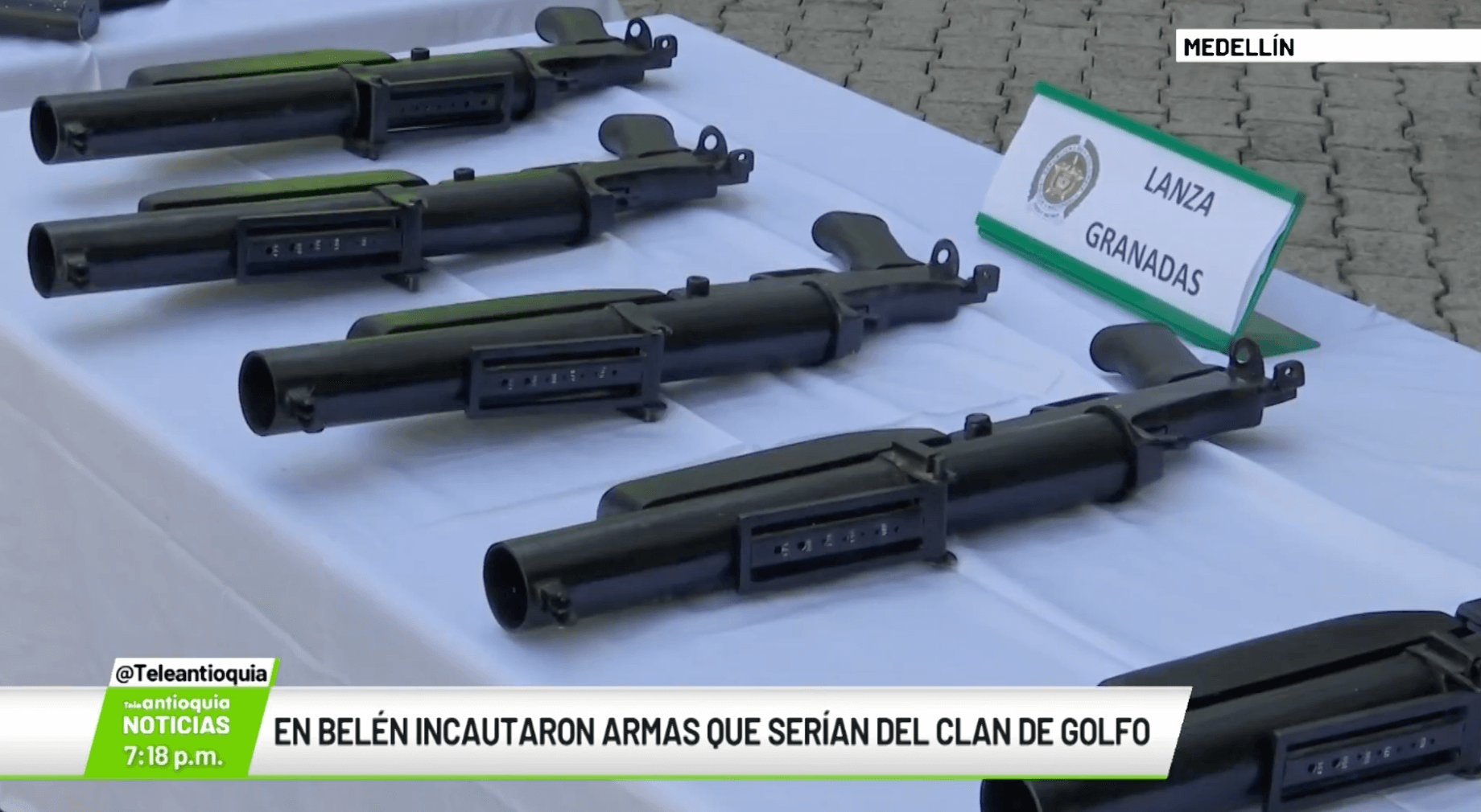 En Belén incautaron armas que serían del Clan del Golfo