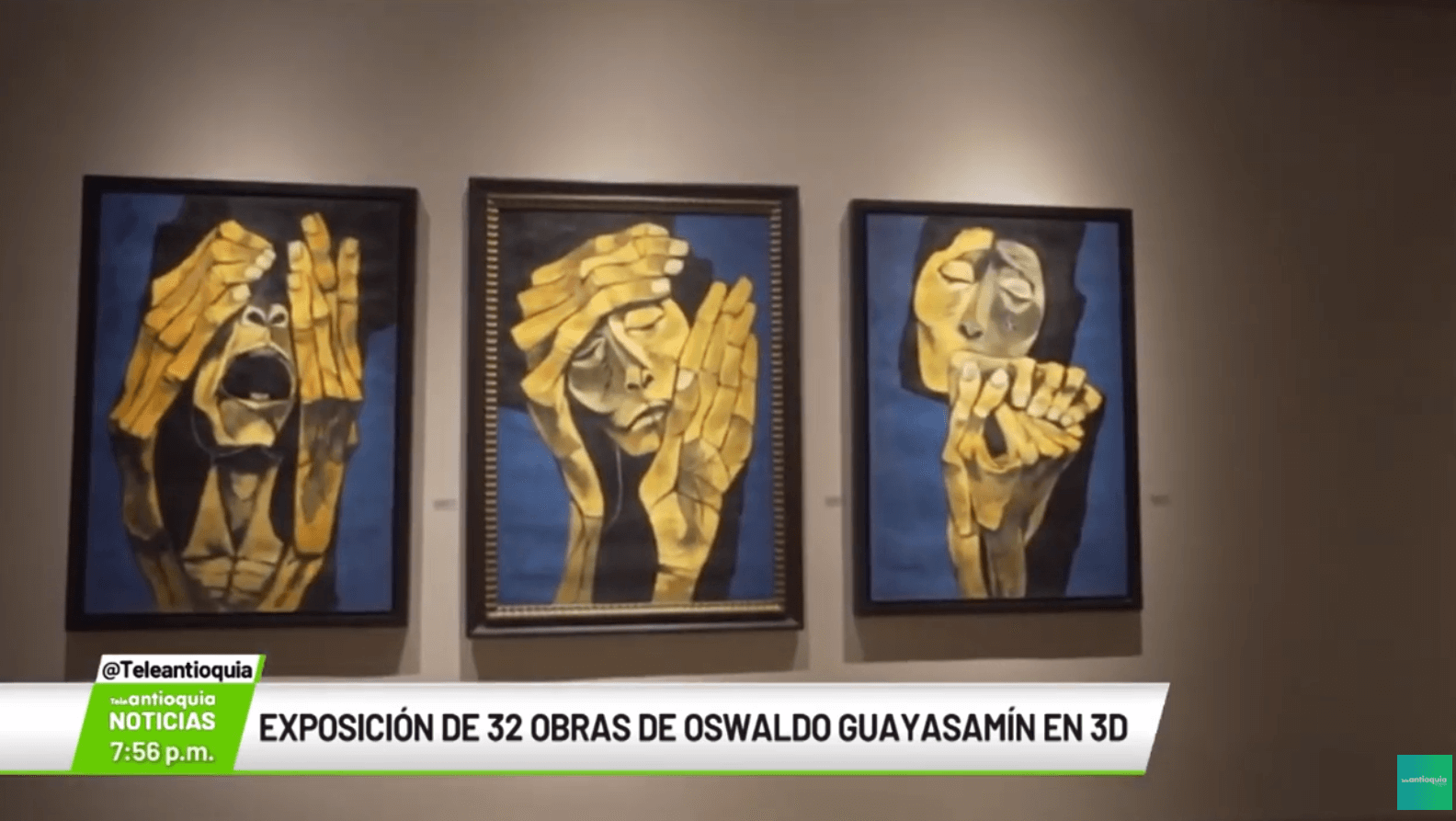 Exposición de 32 obras de Oswaldo Guayasamín