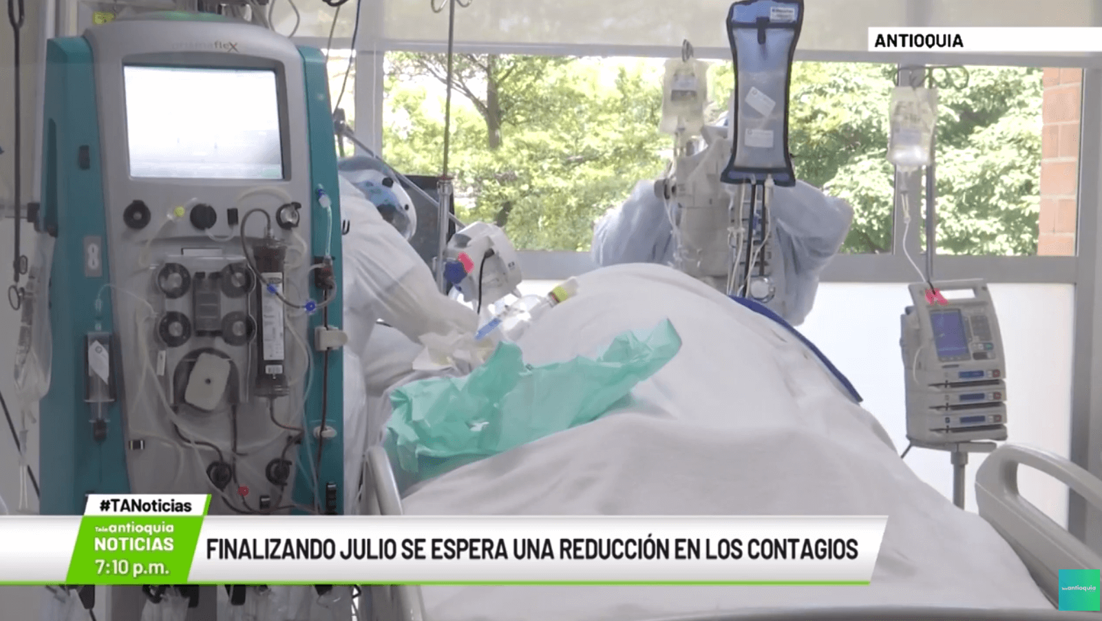 Finalizando julio se espera una reducción de los contagios