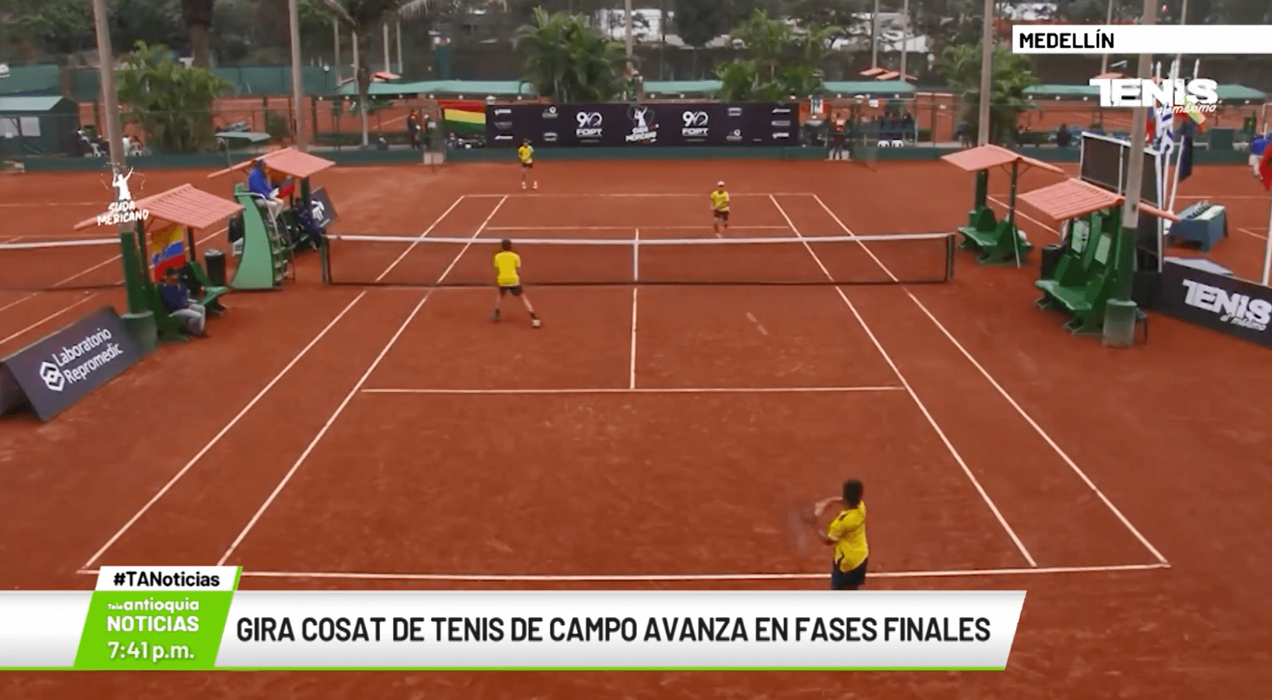 Gira Cosat de tenis de campo avanza en fases finales