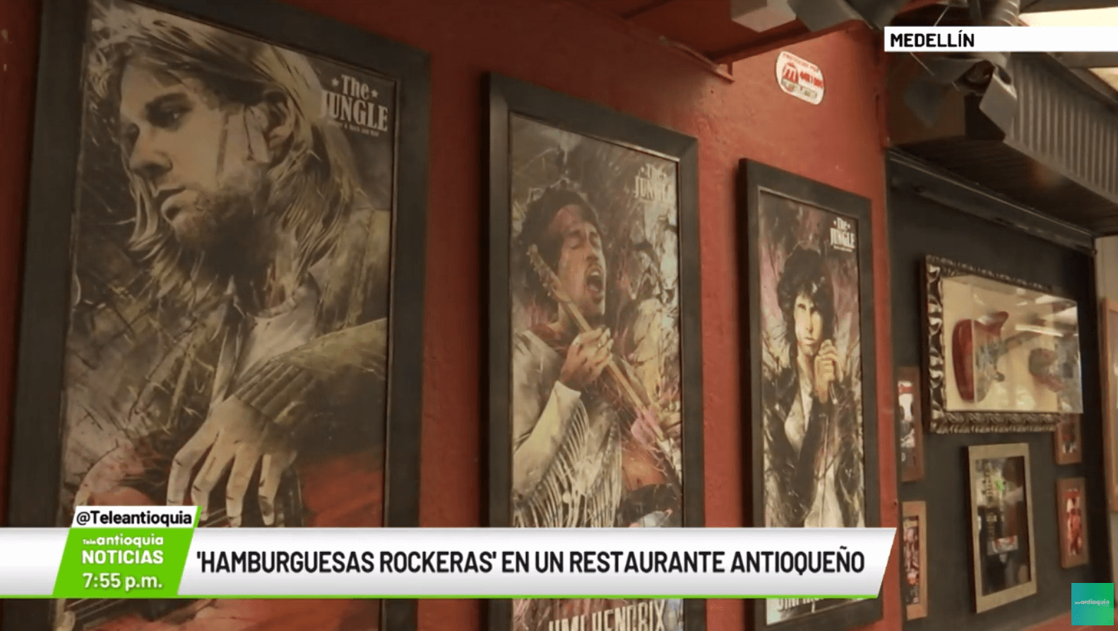 «Hamburguesas rockeras» en un restaurante antioqueño