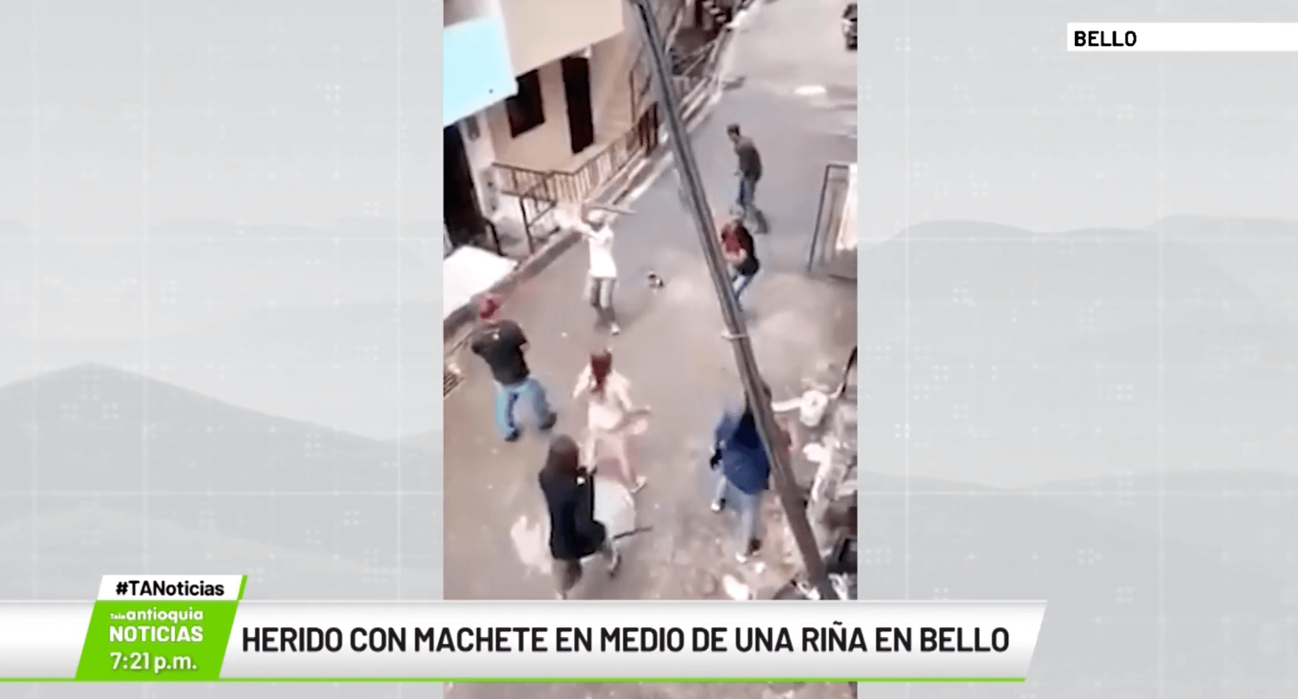 Herido con machete en medio de una riña en Bello