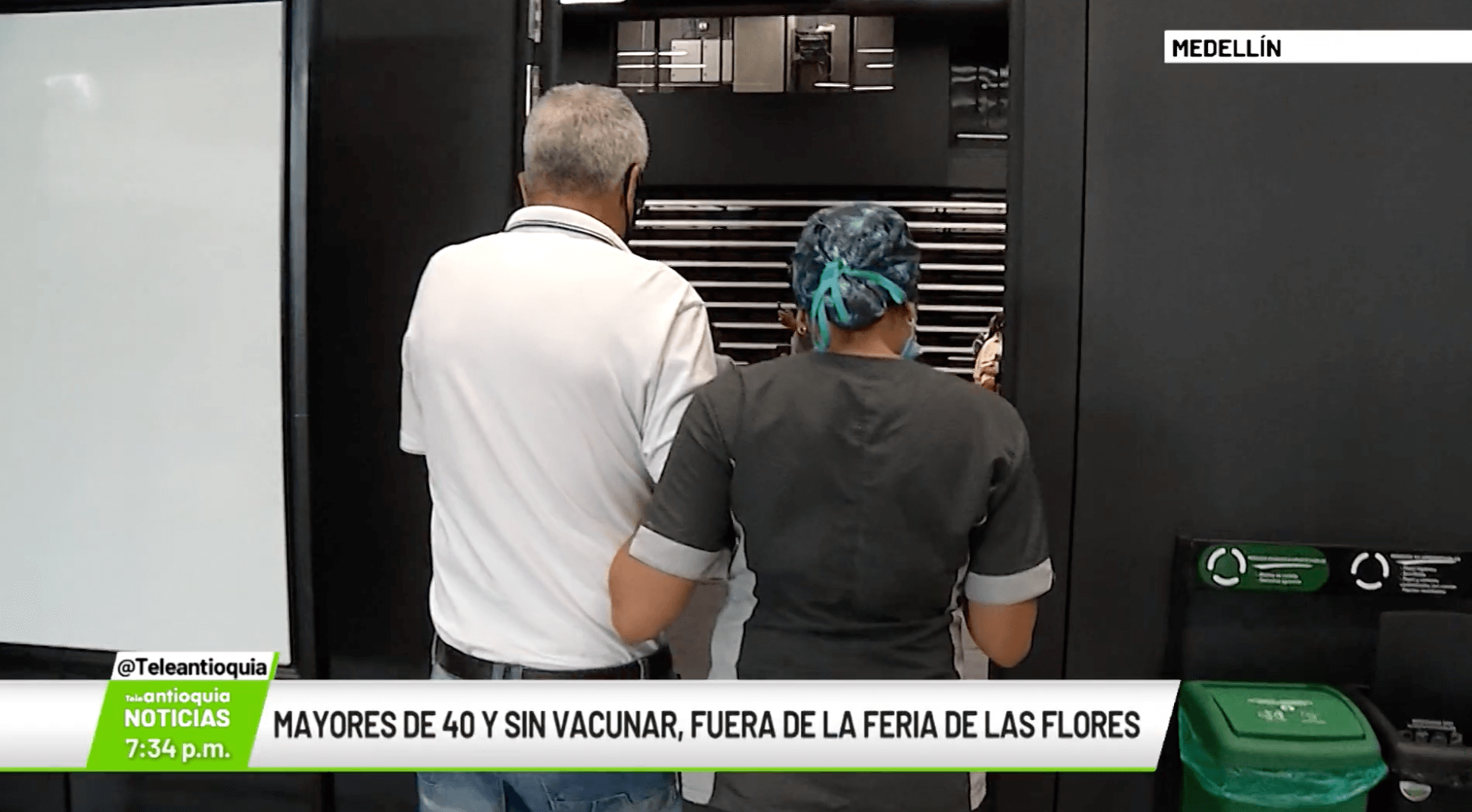 Mayores de 40 y sin vacunar, fuera de la Feria de Flores