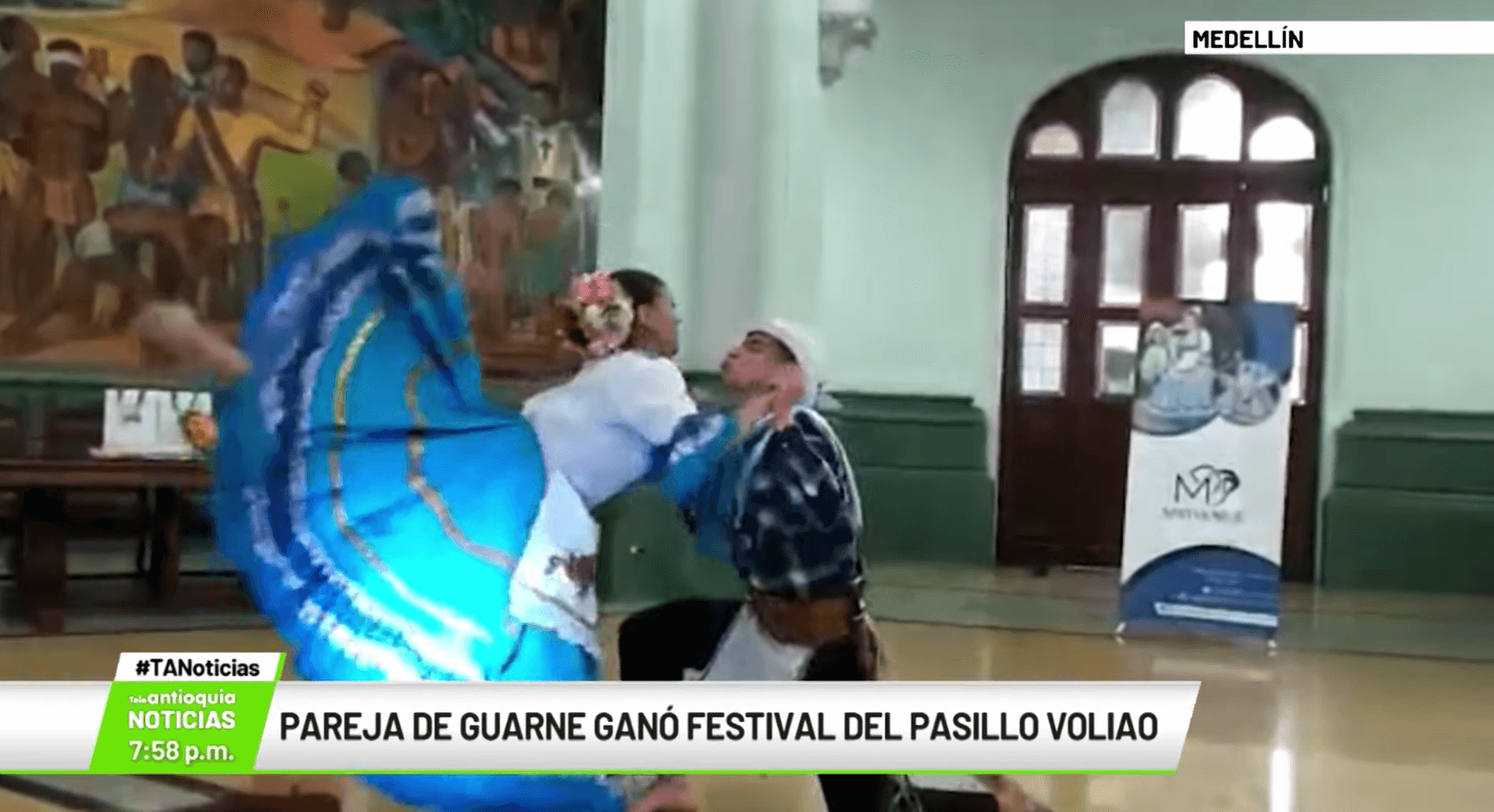 Pareja de Guarne ganó Festival de Pasillo Voliao