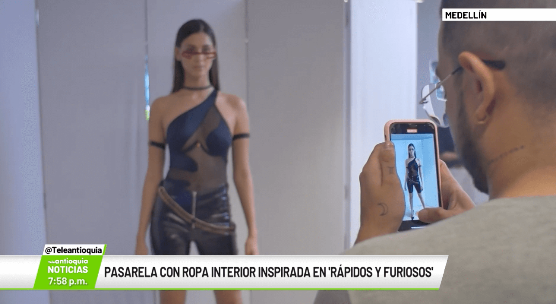 Pasarela con ropa interior inspirada en «Rápidos y furiosos»