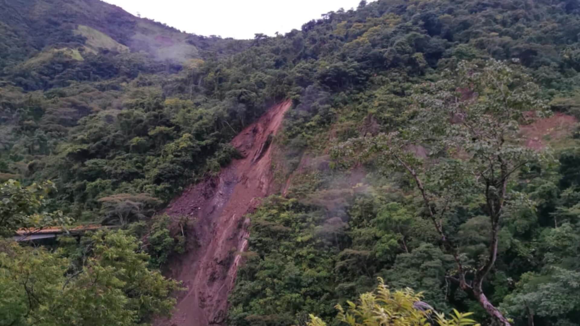 Por derrumbe, Ituango está incomunicado por carretera