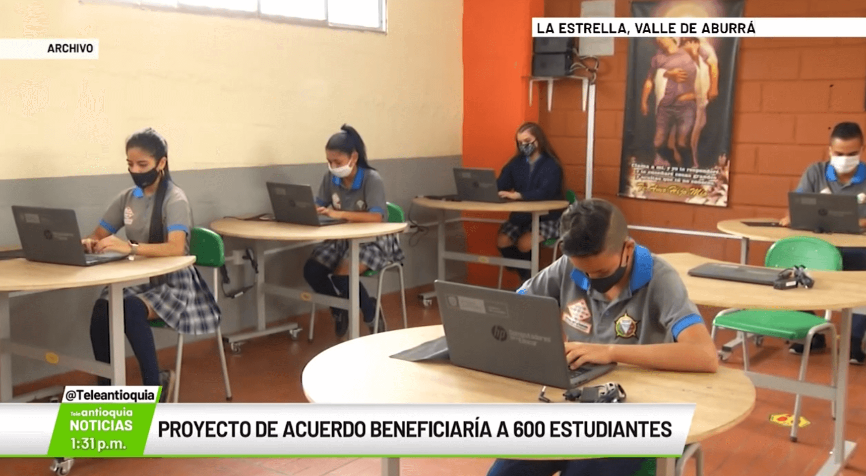 Proyecto de acuerdo beneficiará a 600 estudiantes