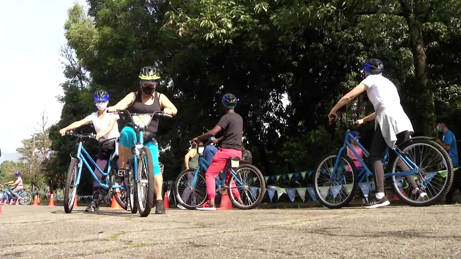 Reiniciaron las bicicescuelas en el Área Metropolitana