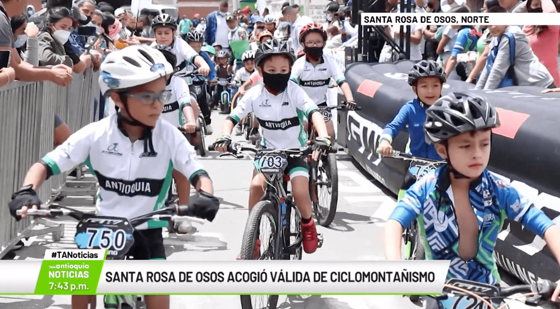 Santa Rosa de Osos acogió válida de ciclomontañismo