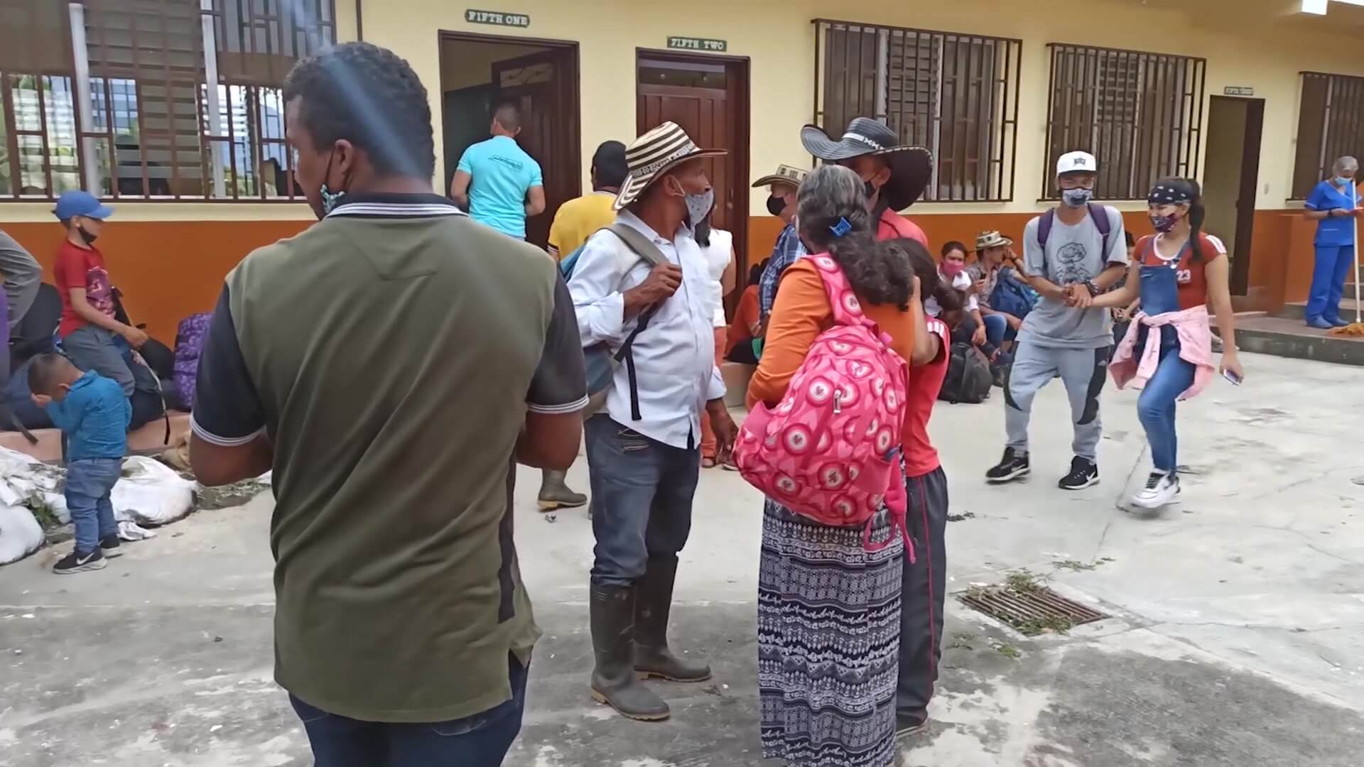 Siguen llegando personas desplazadas de nueve veredas de Ituango