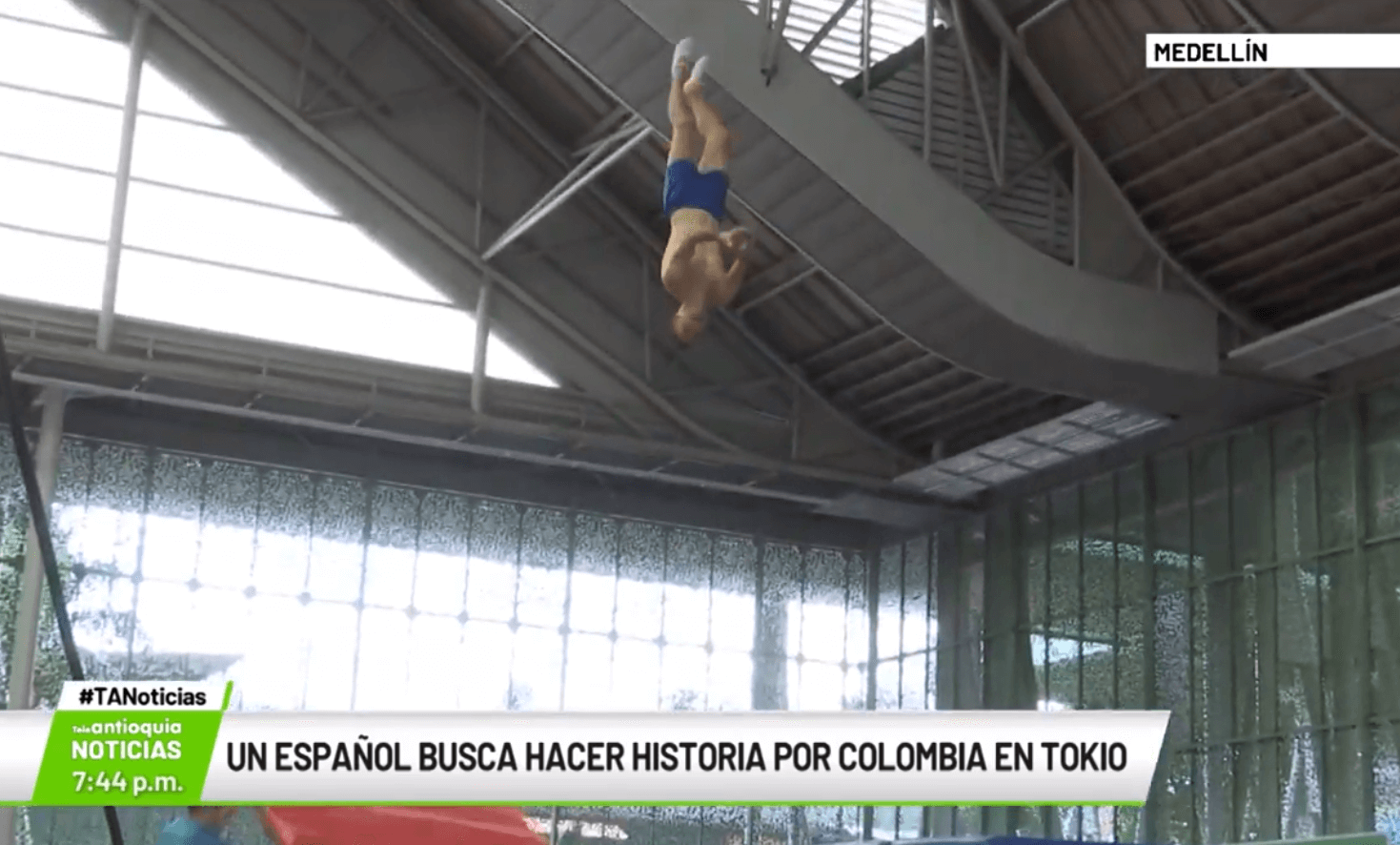 Un español busca hacer historia por Colombia en Tokio