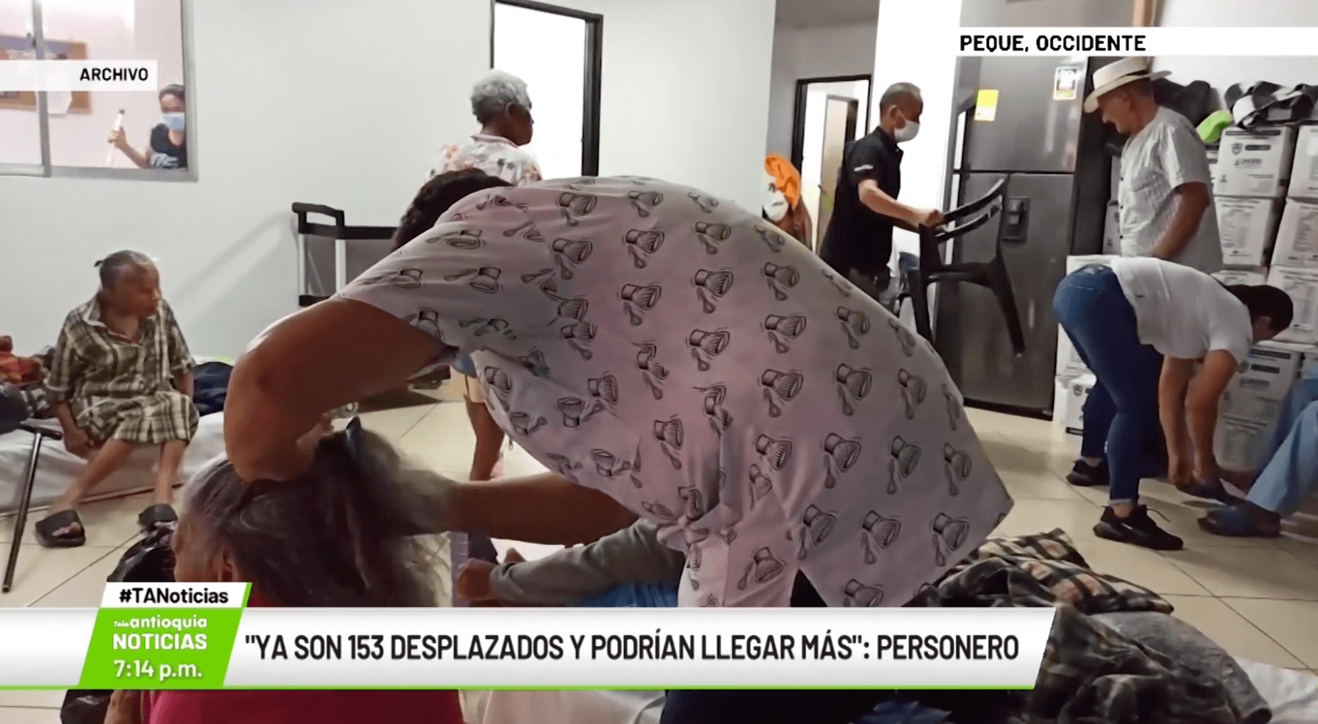 «Ya son 153 desplazados y podrían ser más»: personero