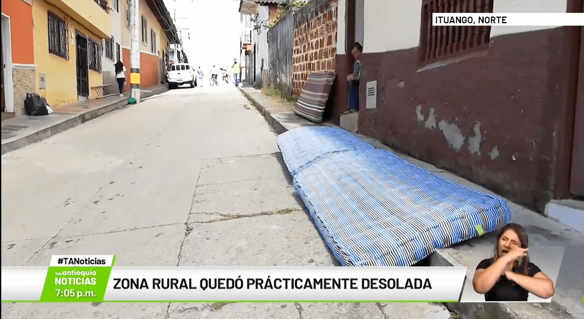 Zona rural quedó prácticamente desolada