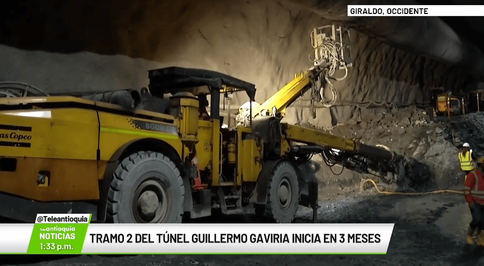 Tramo dos del túnel Guillermo Gaviria inicia en tres meses