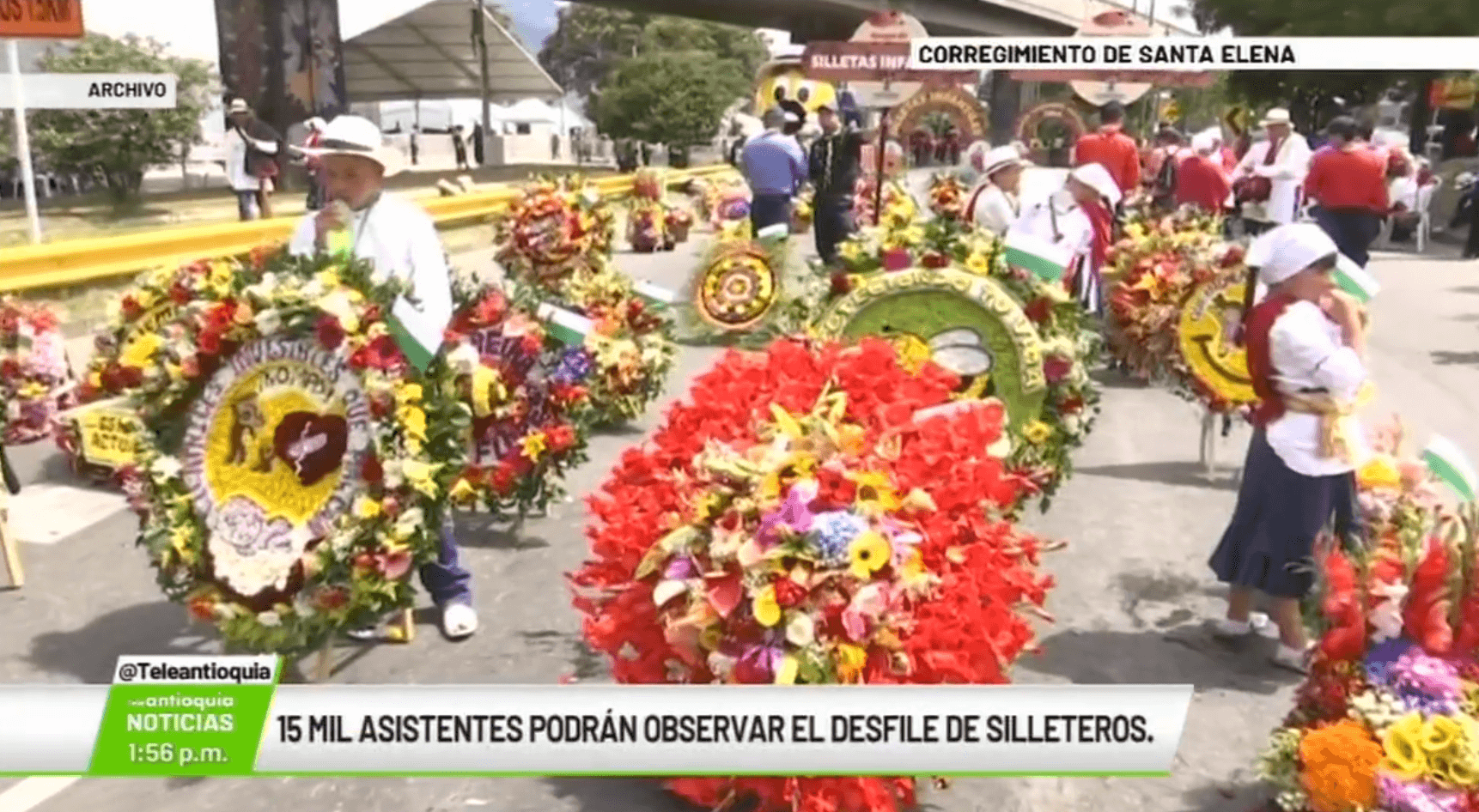 15 mil asistentes podrán observar el Desfile de Silleteros