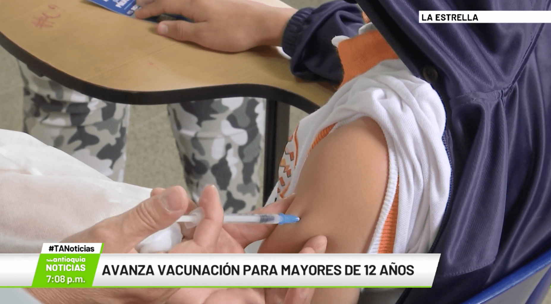 Avanza vacunación para mayores de 12 años