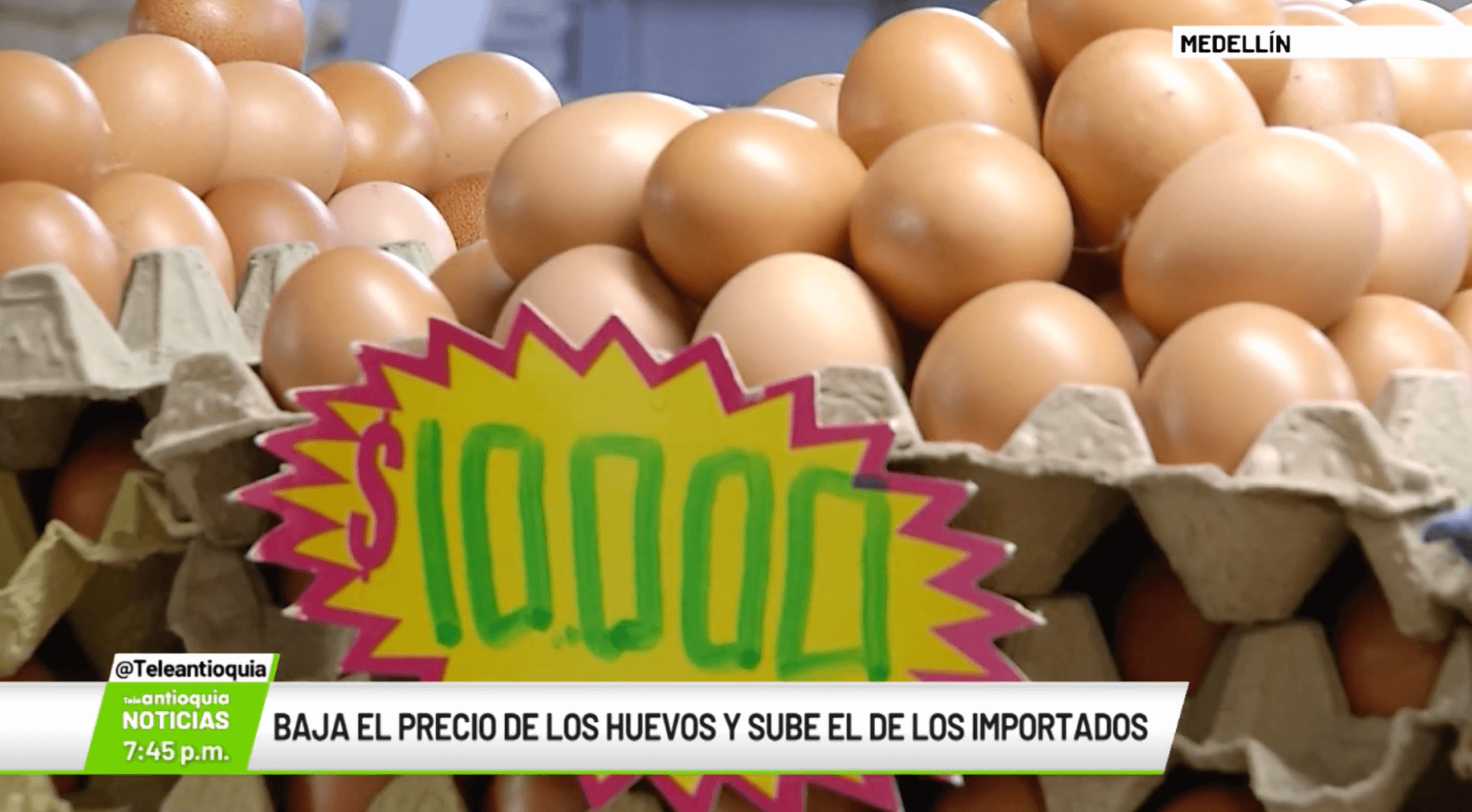 Baja el precio de los huevos y sube el de los importados
