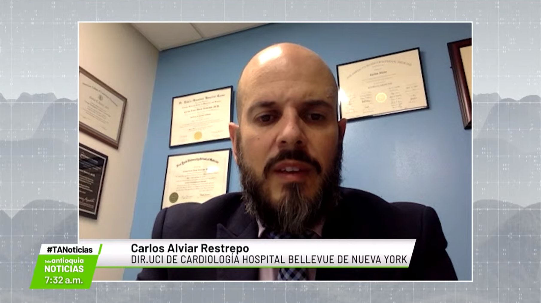 Entrevista con Carlos Alviar, dir. UCI de Cardiología Hospital Bellevue de Nueva York.