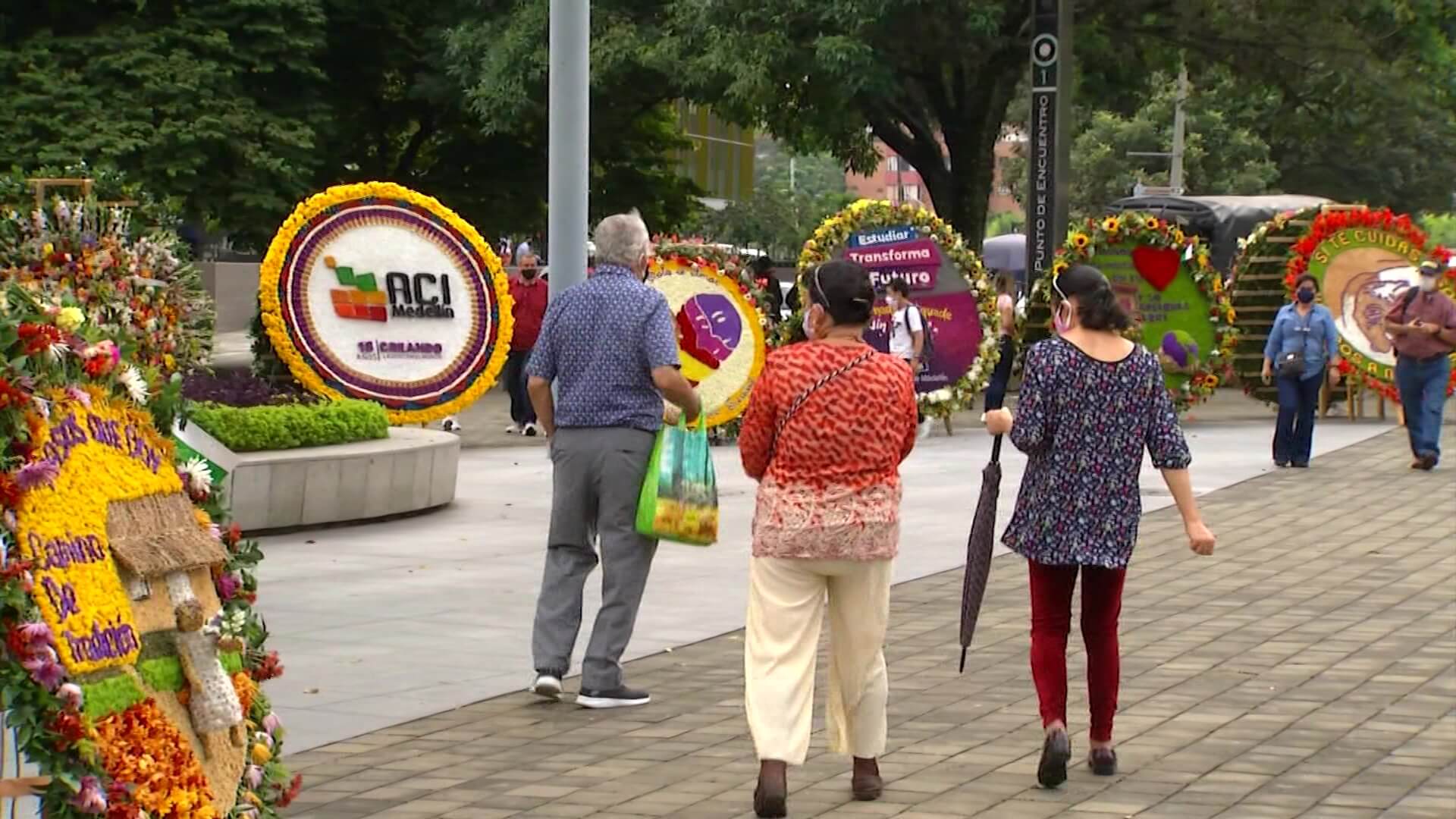 Comparendos en Feria de Flores por no usar tapabocas