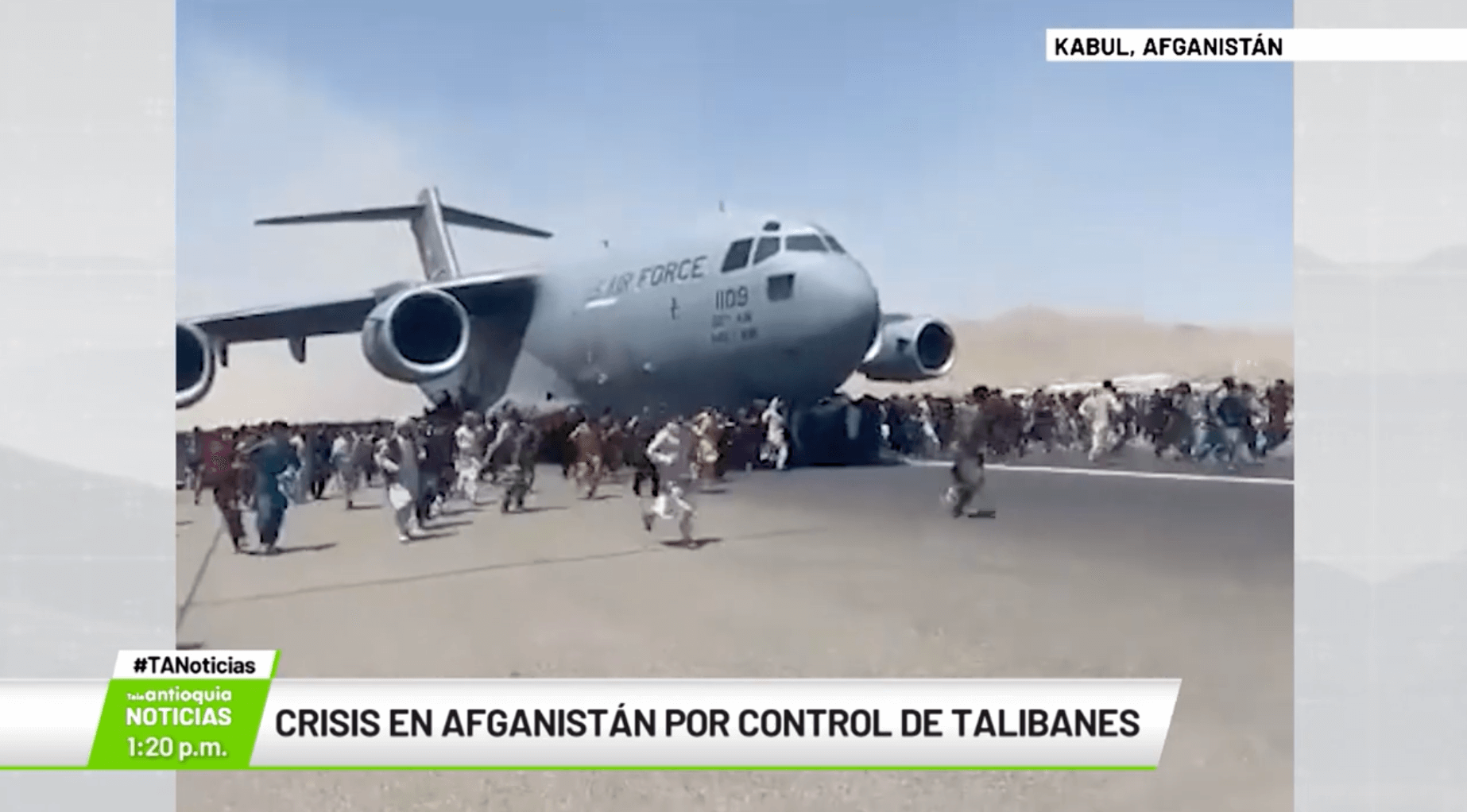 Crisis en Afganistán por control de talibanes