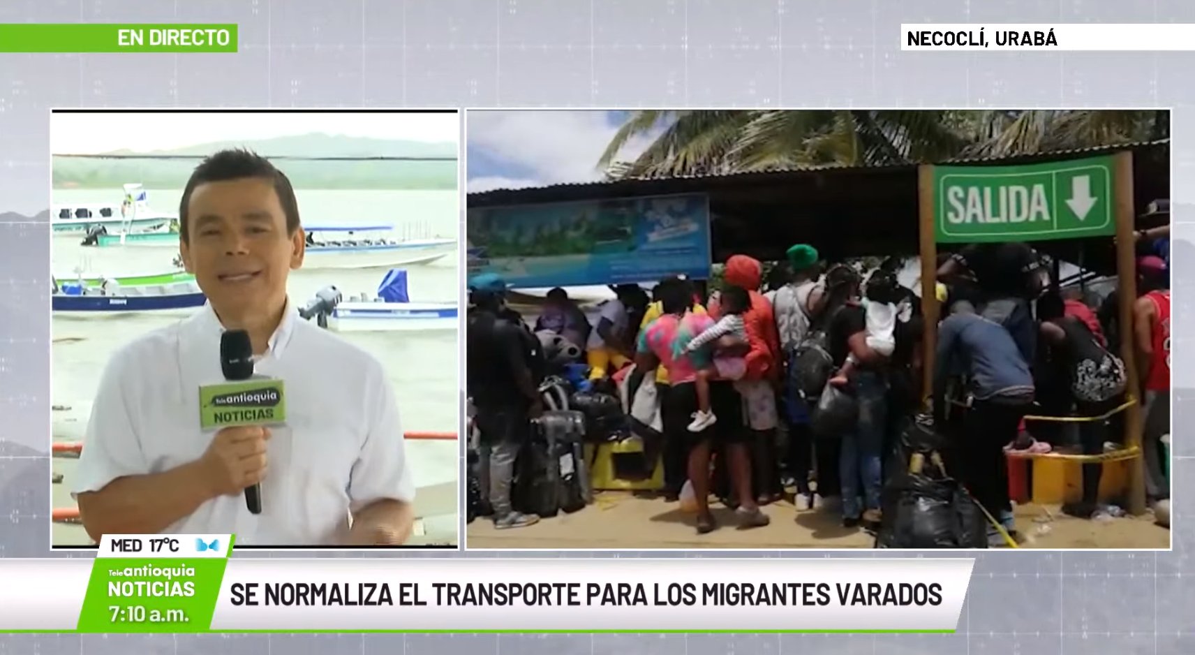 Se normaliza el transporte para los migrantes varados