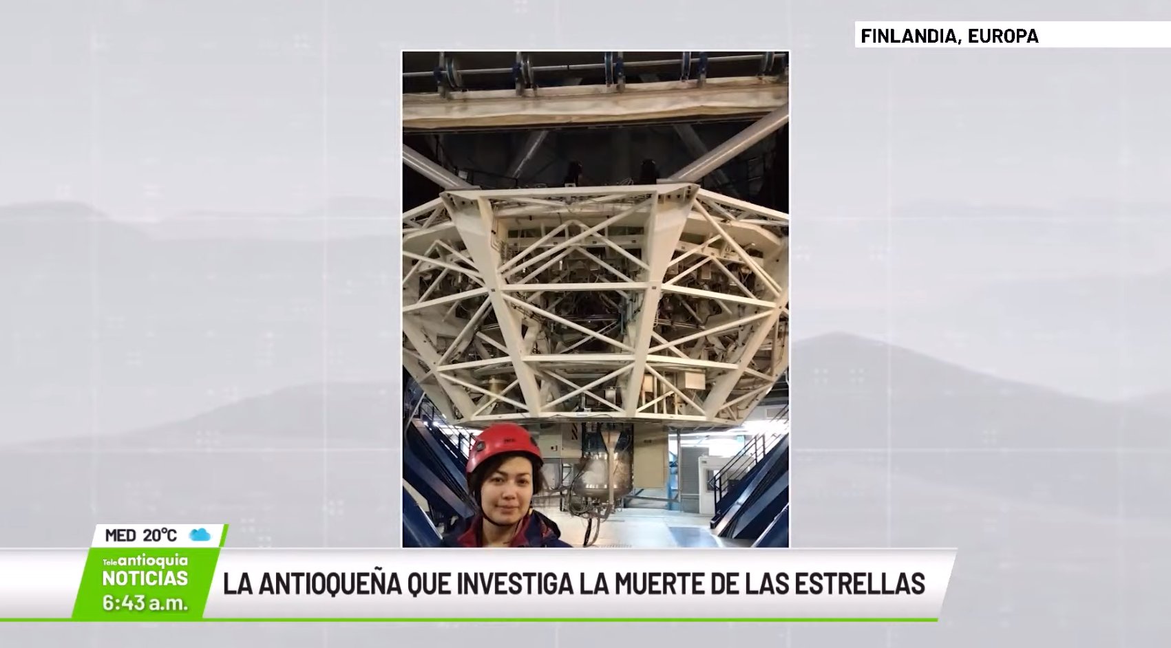 Claudia Patricia Gutiérrez, doctora en ciencia con mención en astronomía