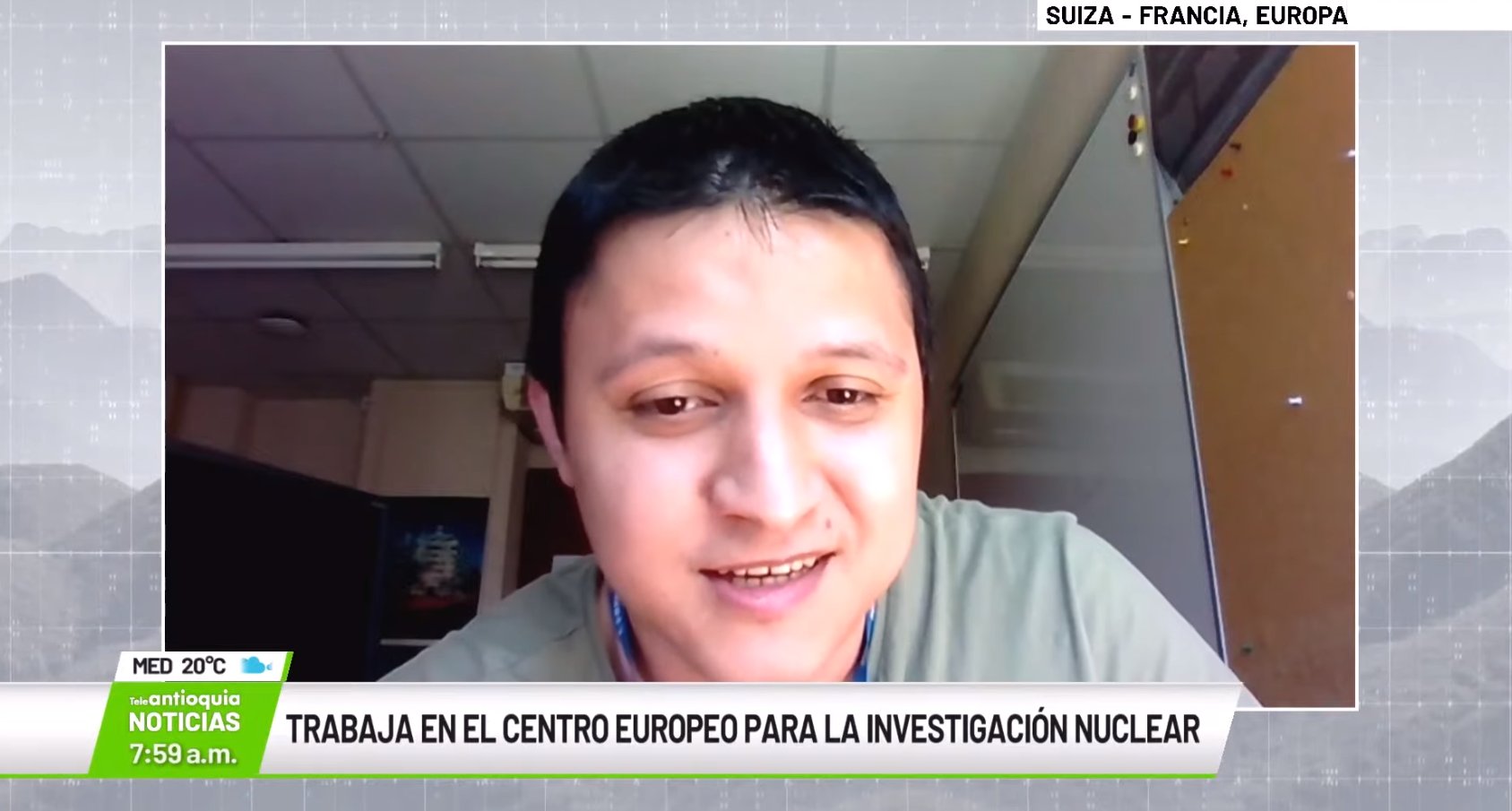 Omar Zapata Mesa, científico de datos departamento de informática del CERN