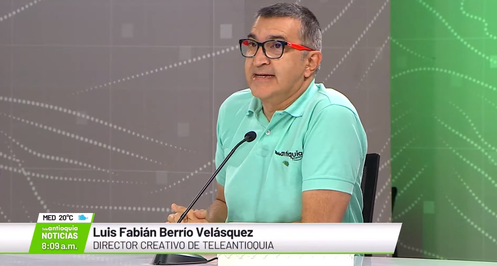 Luis Fabián Berrío Velásquez, director creativo de Teleantioquia