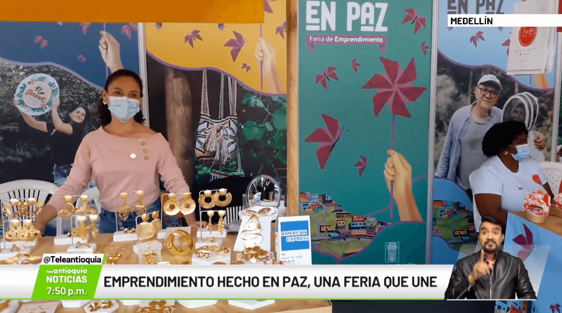 Emprendimiento hecho en paz, una feria que une