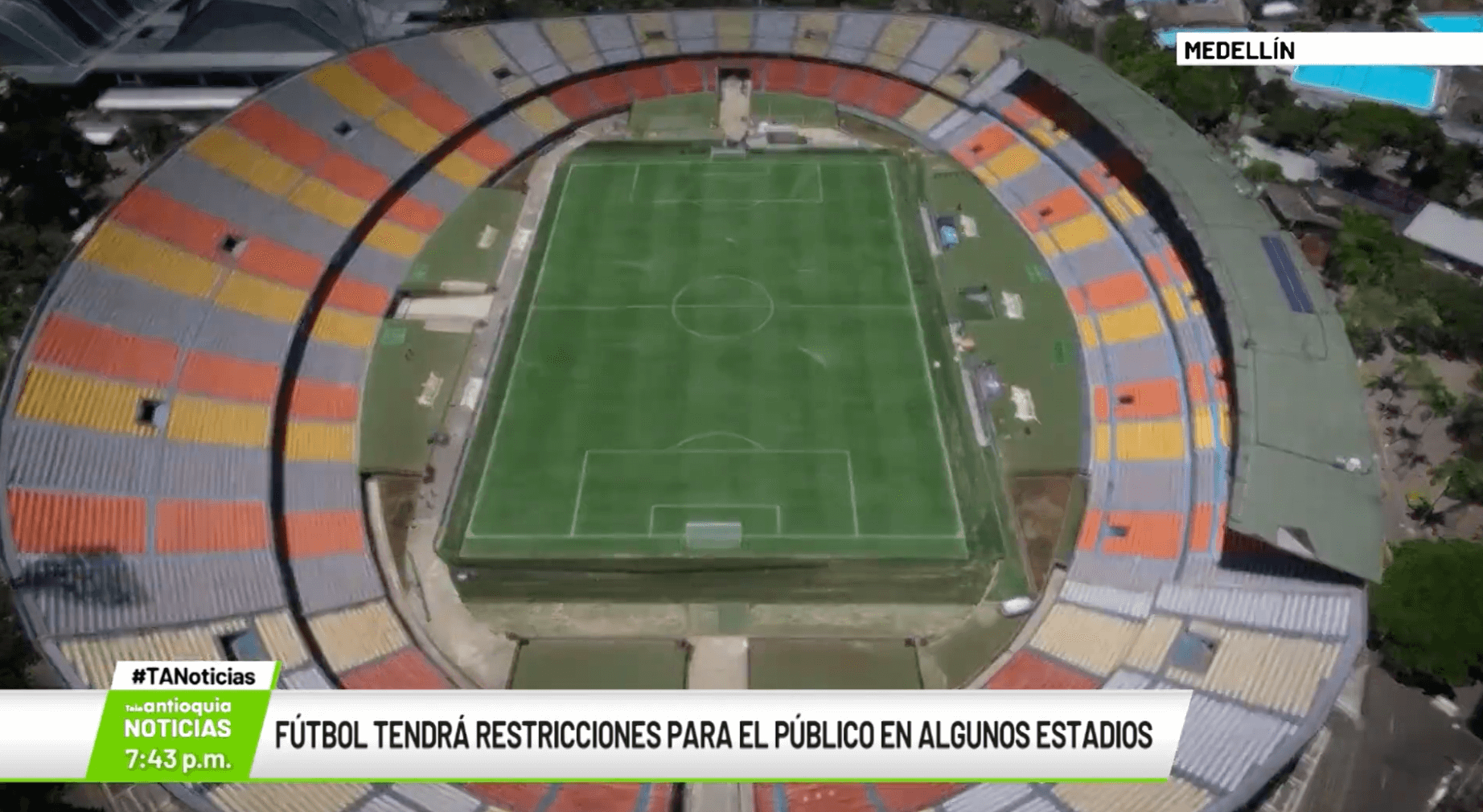Fútbol tendrá restricciones para el público en algunos estadios